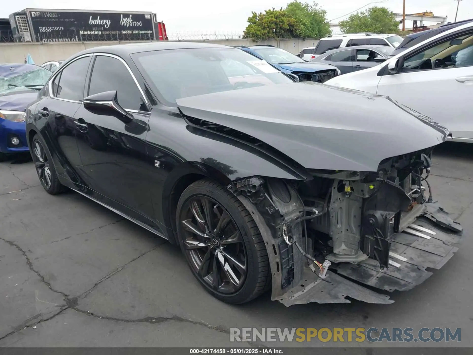 1 Photograph of a damaged car JTHGZ1B25N5049860 LEXUS IS 350 2022