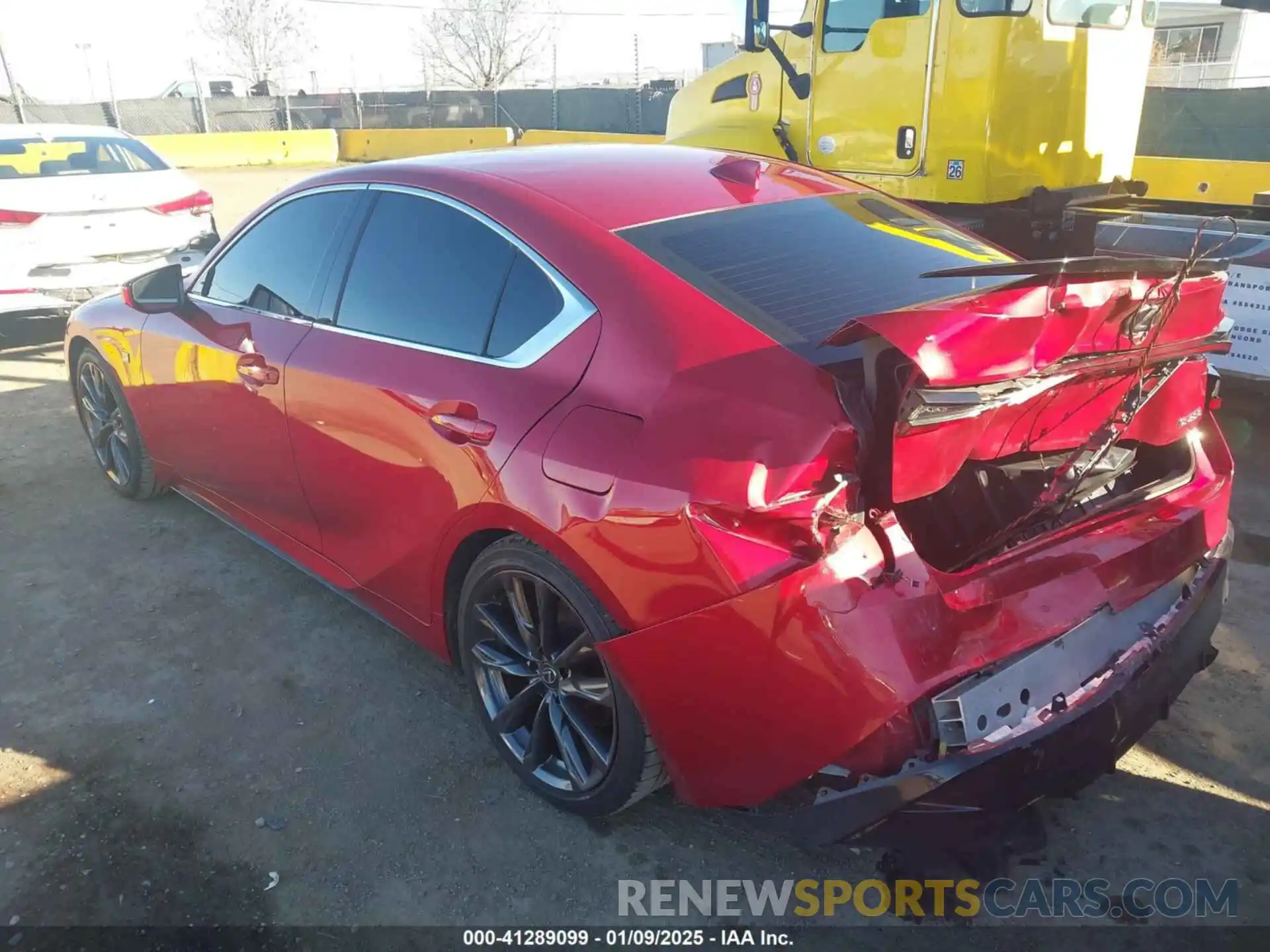 3 Photograph of a damaged car JTHGZ1B25N5052614 LEXUS IS 350 2022