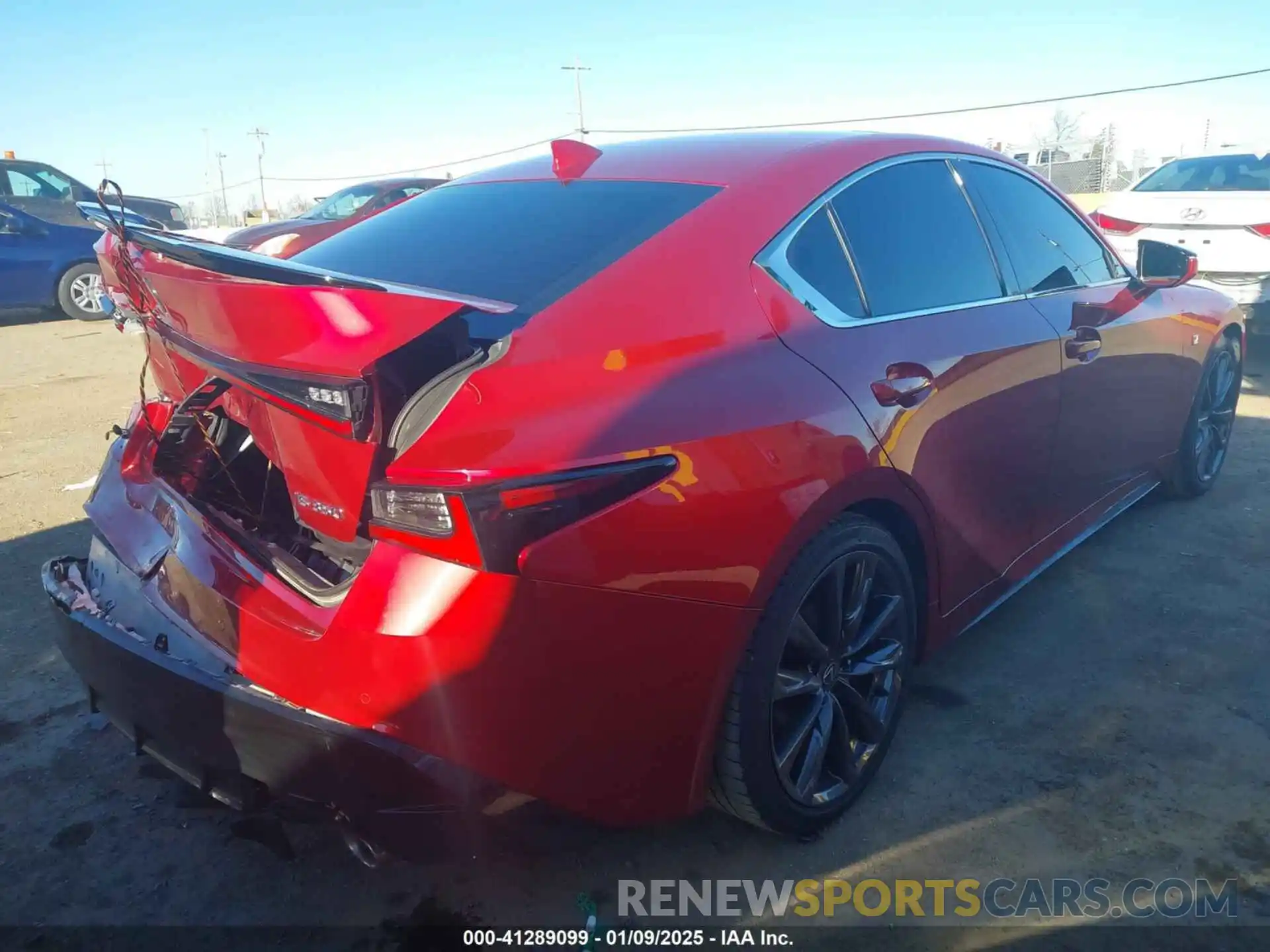 4 Photograph of a damaged car JTHGZ1B25N5052614 LEXUS IS 350 2022