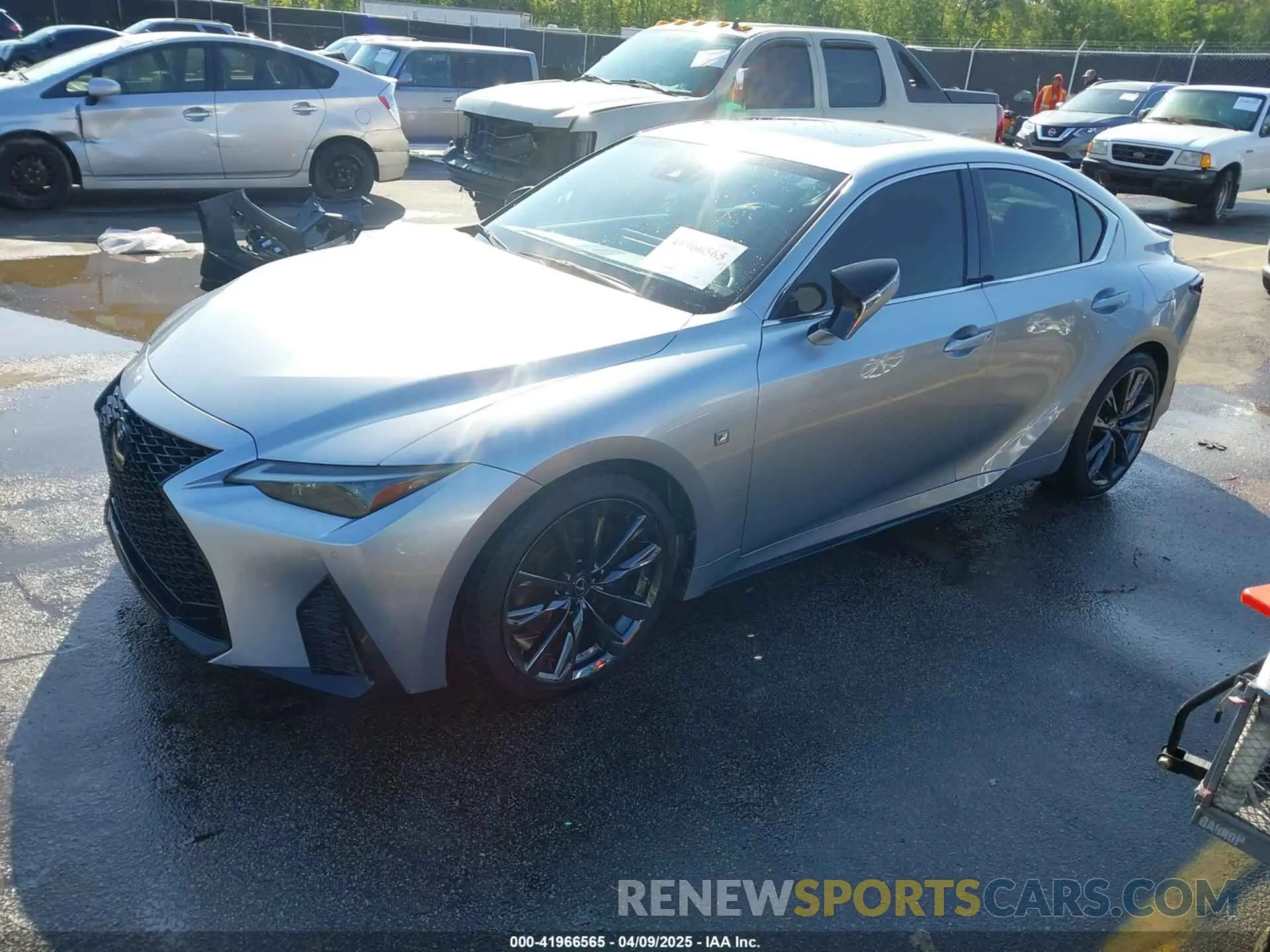 2 Photograph of a damaged car JTHGZ1B26N5053772 LEXUS IS 350 2022