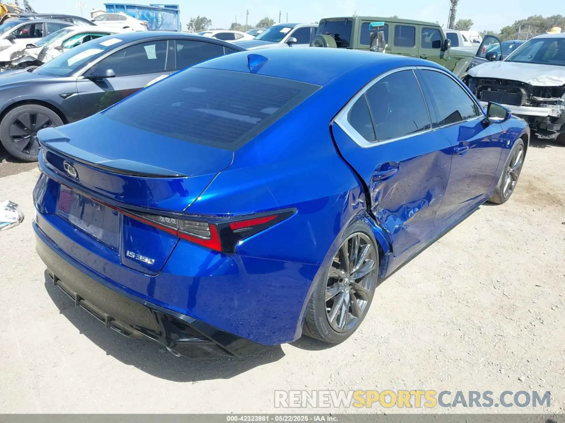 4 Photograph of a damaged car JTHGZ1B28N5050324 LEXUS IS 350 2022