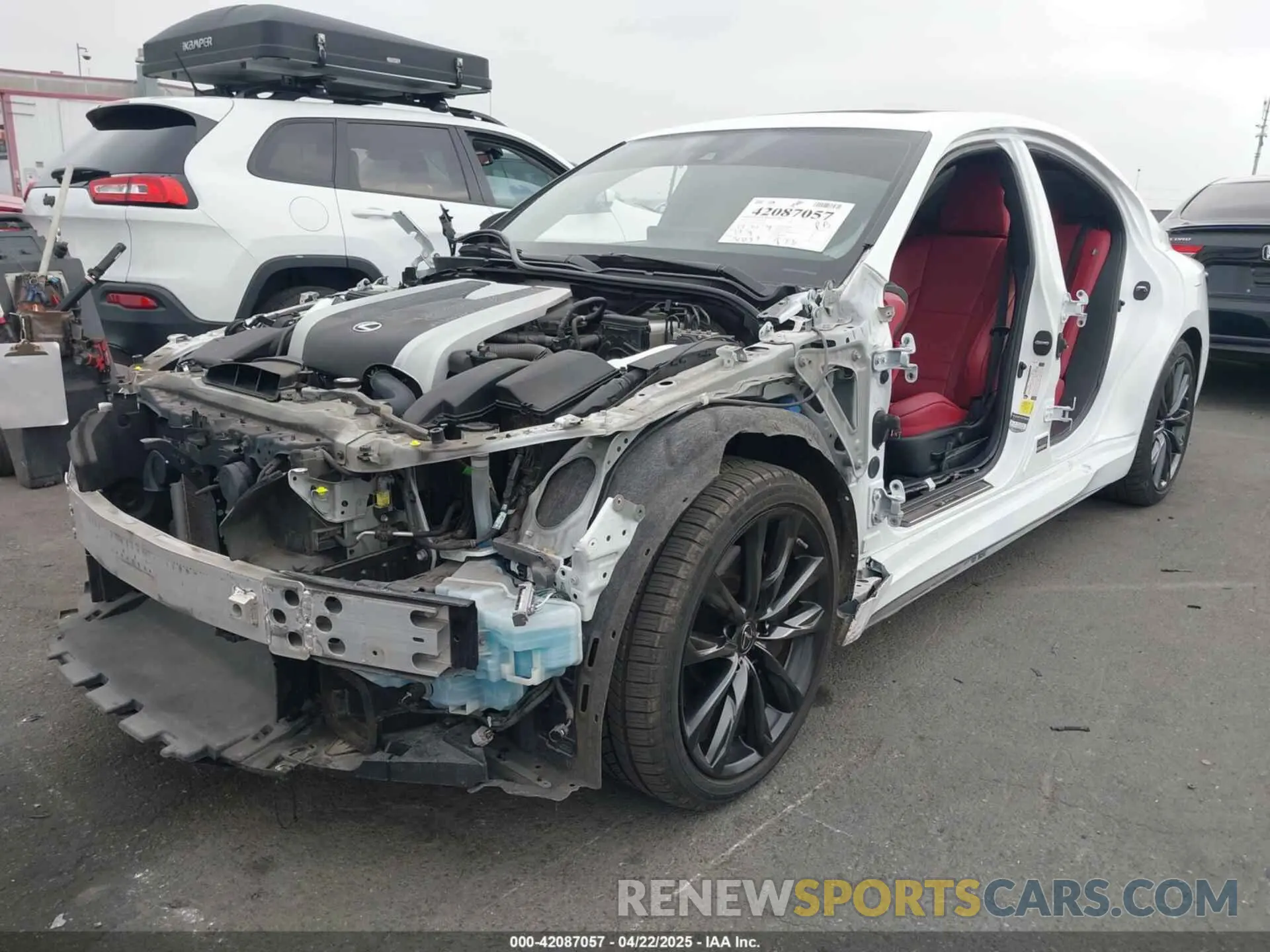 2 Photograph of a damaged car JTHGZ1B29N5055838 LEXUS IS 350 2022