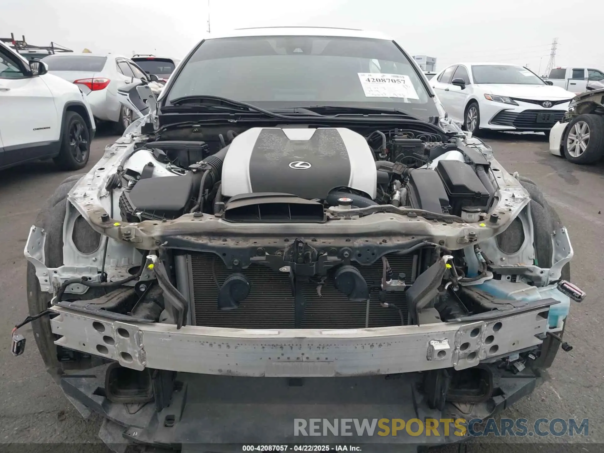 6 Photograph of a damaged car JTHGZ1B29N5055838 LEXUS IS 350 2022