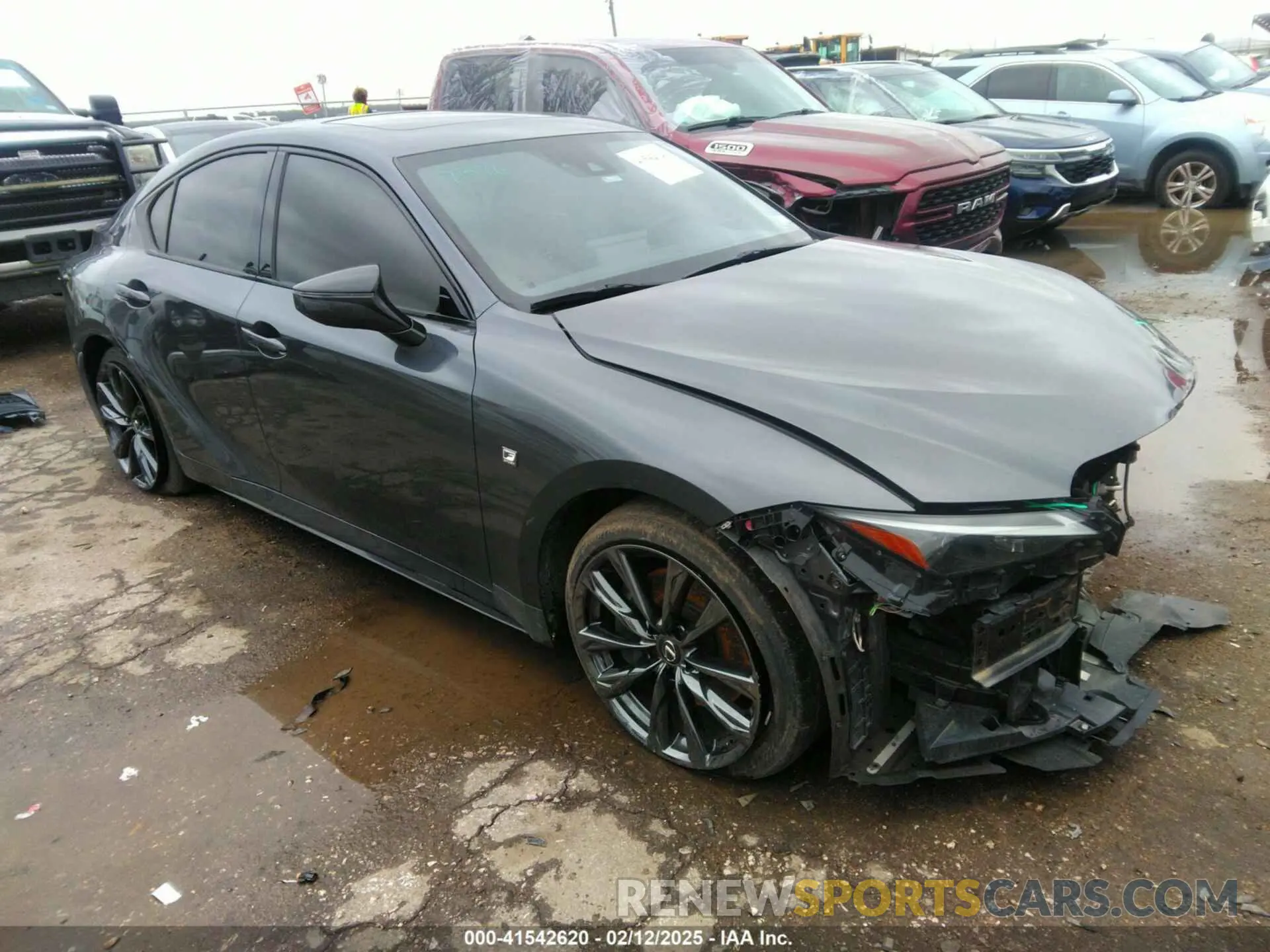 1 Photograph of a damaged car JTHGZ1B29N5056231 LEXUS IS 350 2022