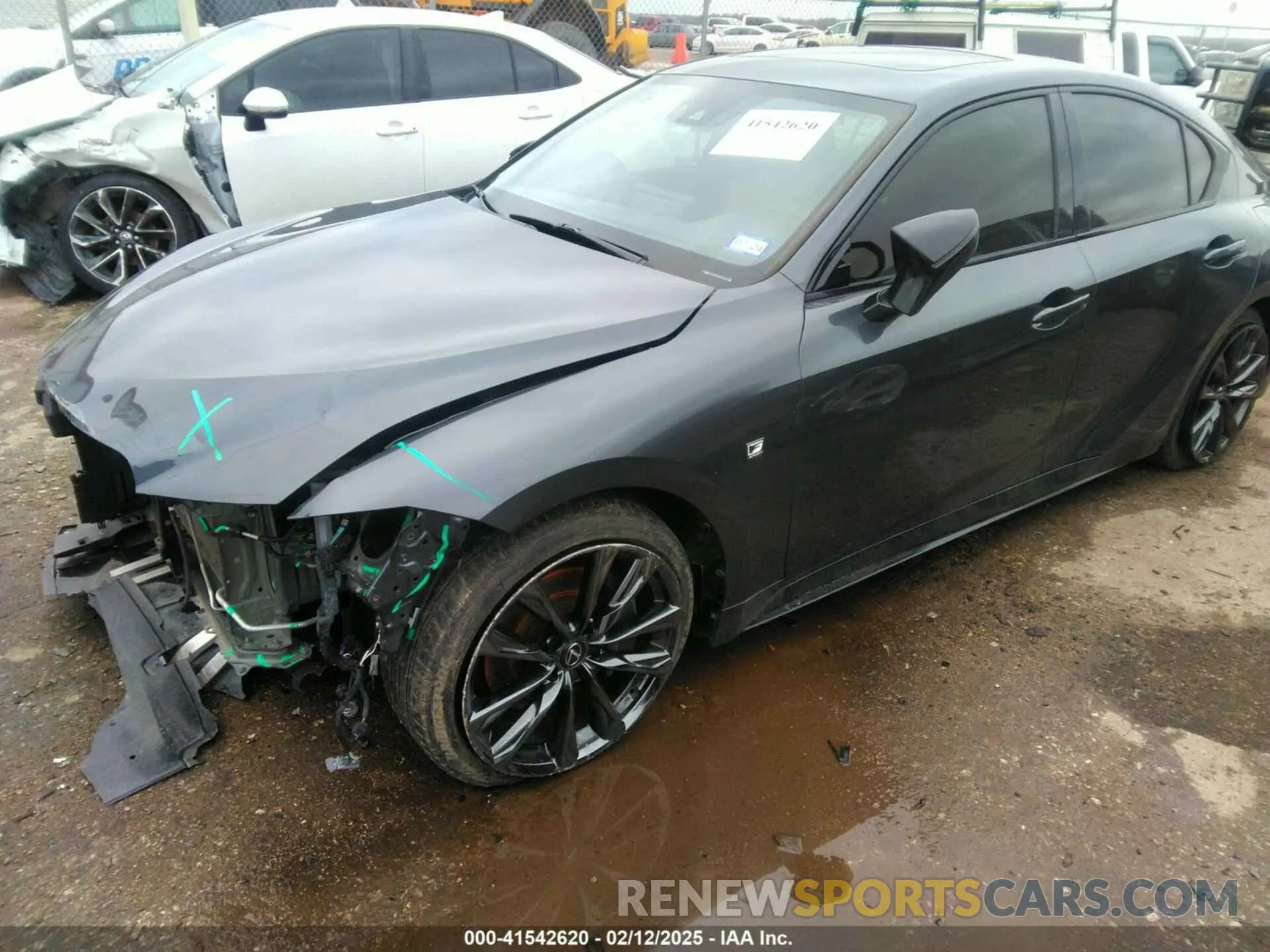 2 Photograph of a damaged car JTHGZ1B29N5056231 LEXUS IS 350 2022