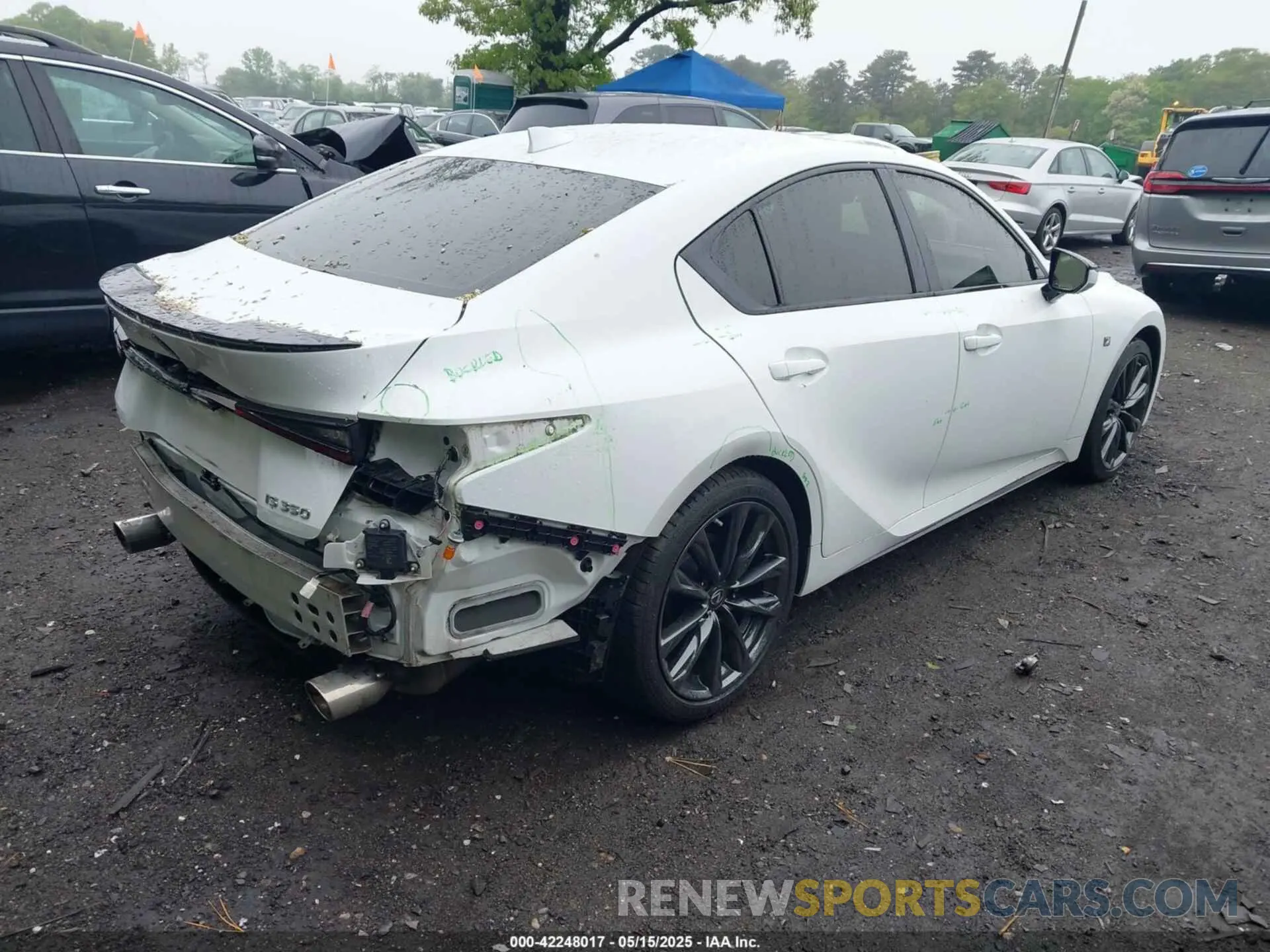 4 Photograph of a damaged car JTHGZ1E20N5024974 LEXUS IS 350 2022