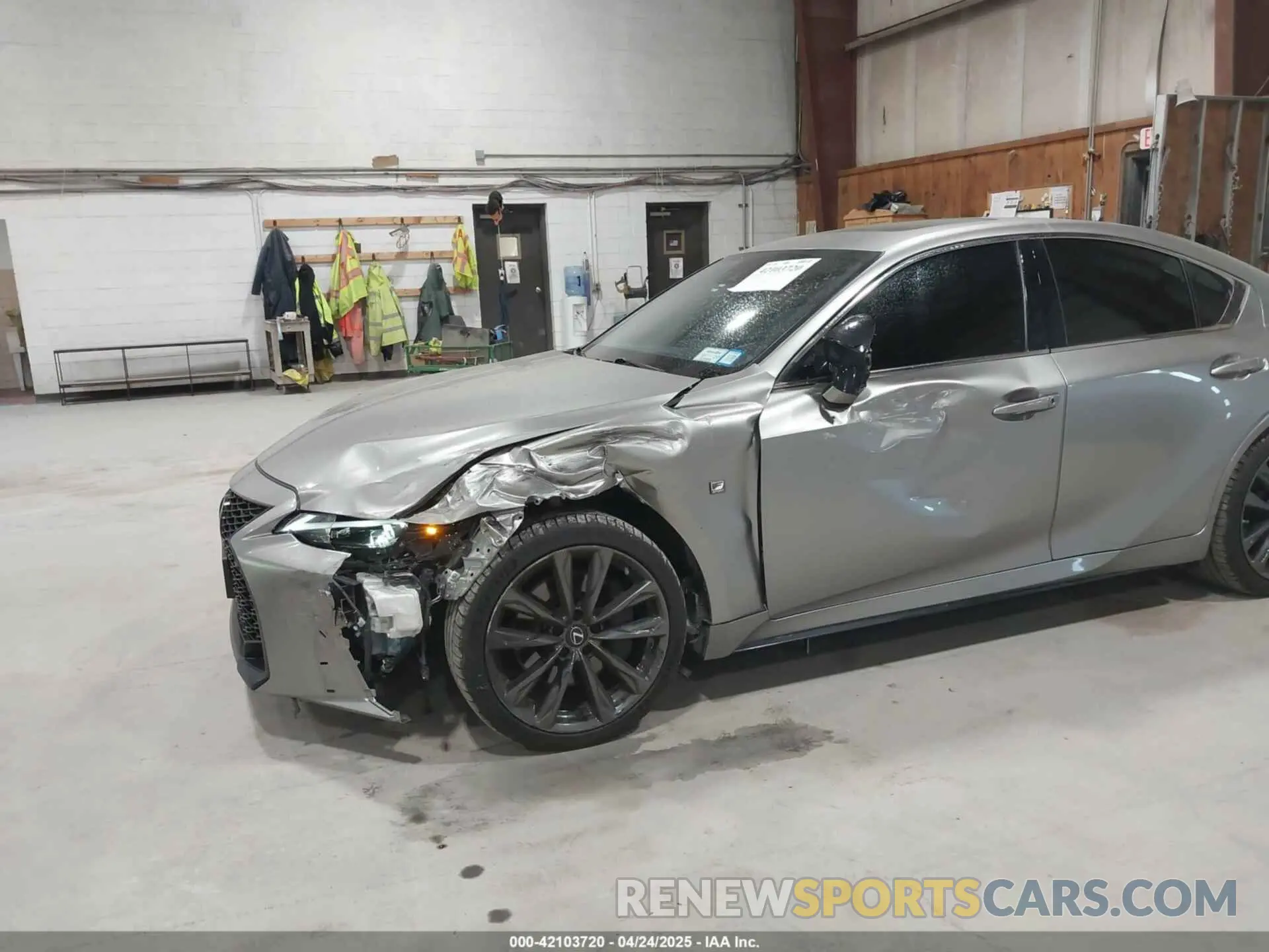 6 Photograph of a damaged car JTHGZ1E21N5026846 LEXUS IS 350 2022