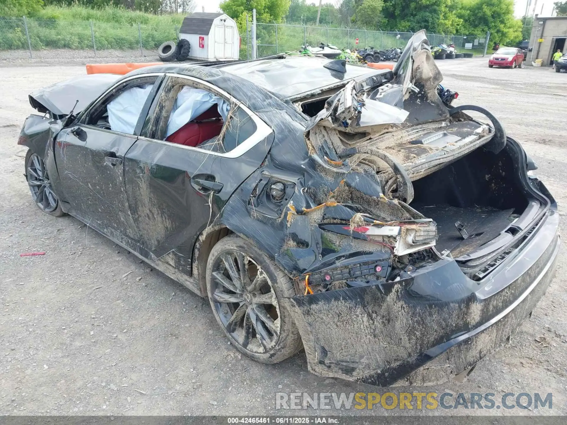 3 Photograph of a damaged car JTHGZ1E25N5026140 LEXUS IS 350 2022
