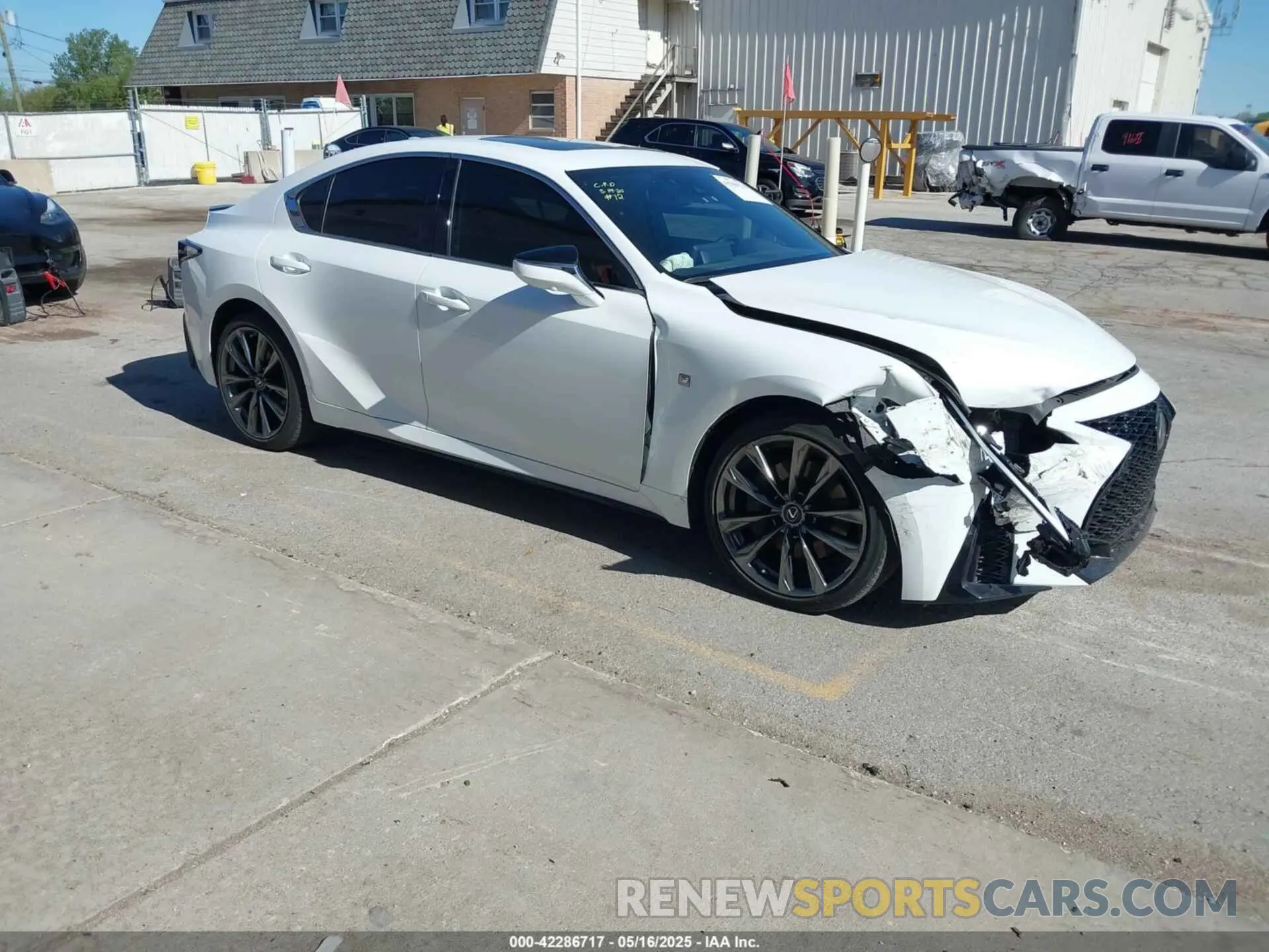 1 Photograph of a damaged car JTHGZ1E26N5023327 LEXUS IS 350 2022