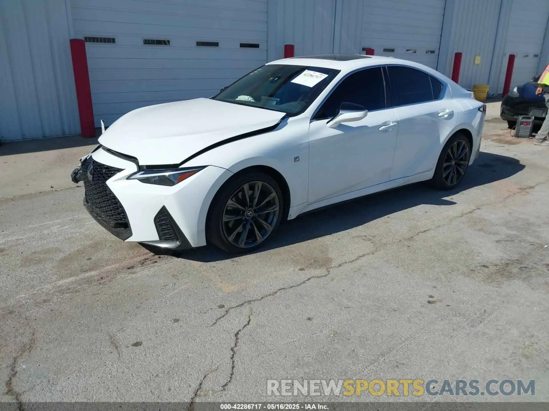 2 Photograph of a damaged car JTHGZ1E26N5023327 LEXUS IS 350 2022