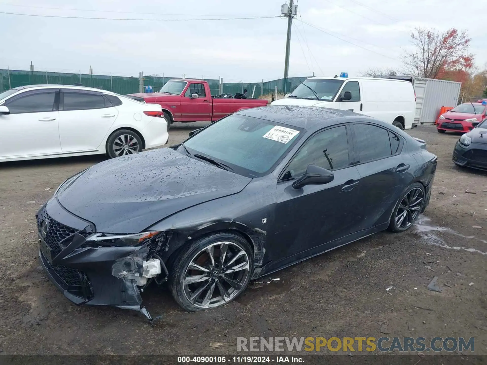 2 Photograph of a damaged car JTHGZ1E26N5024591 LEXUS IS 350 2022