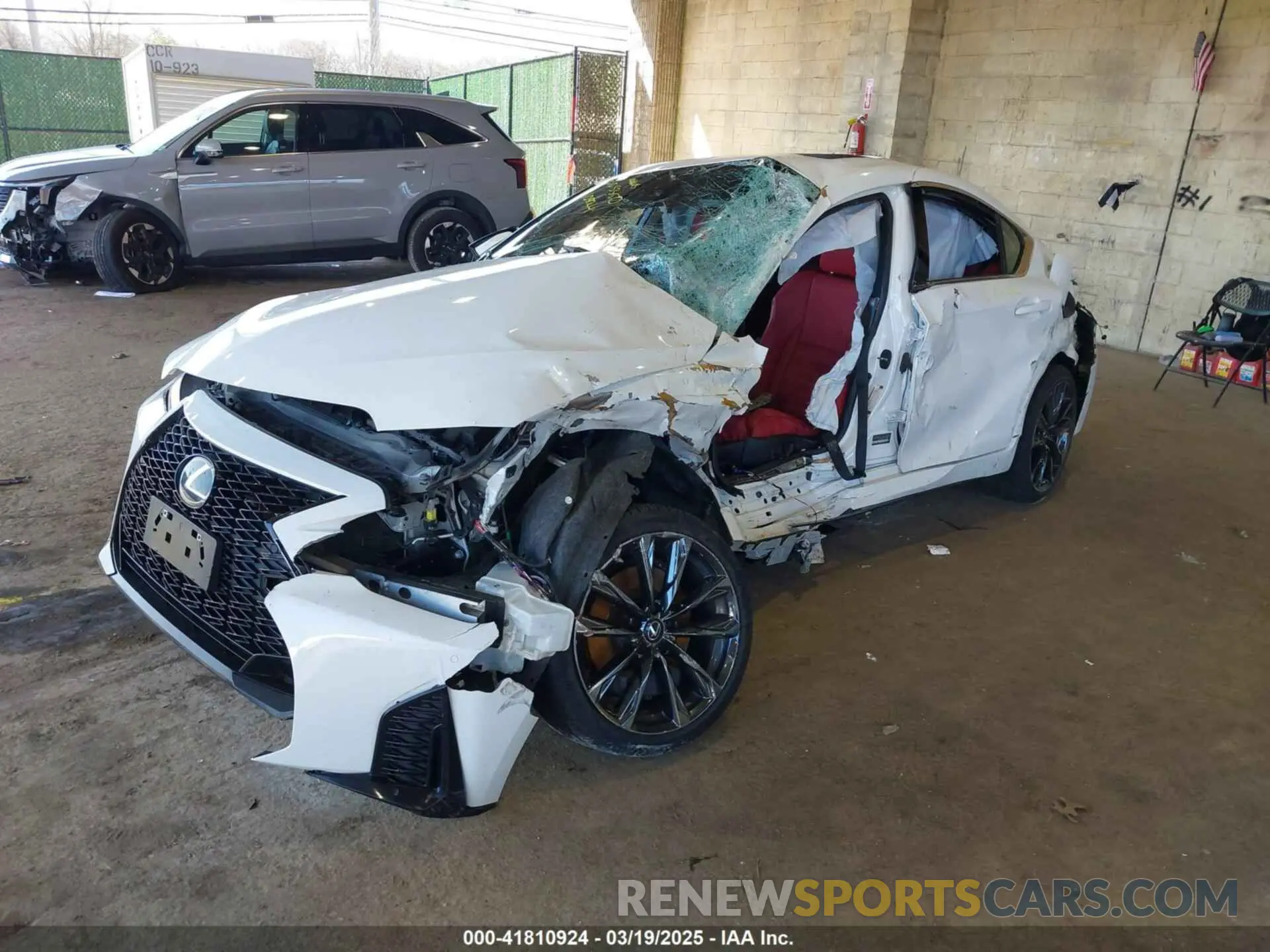 2 Photograph of a damaged car JTHGZ1E29N5026030 LEXUS IS 350 2022