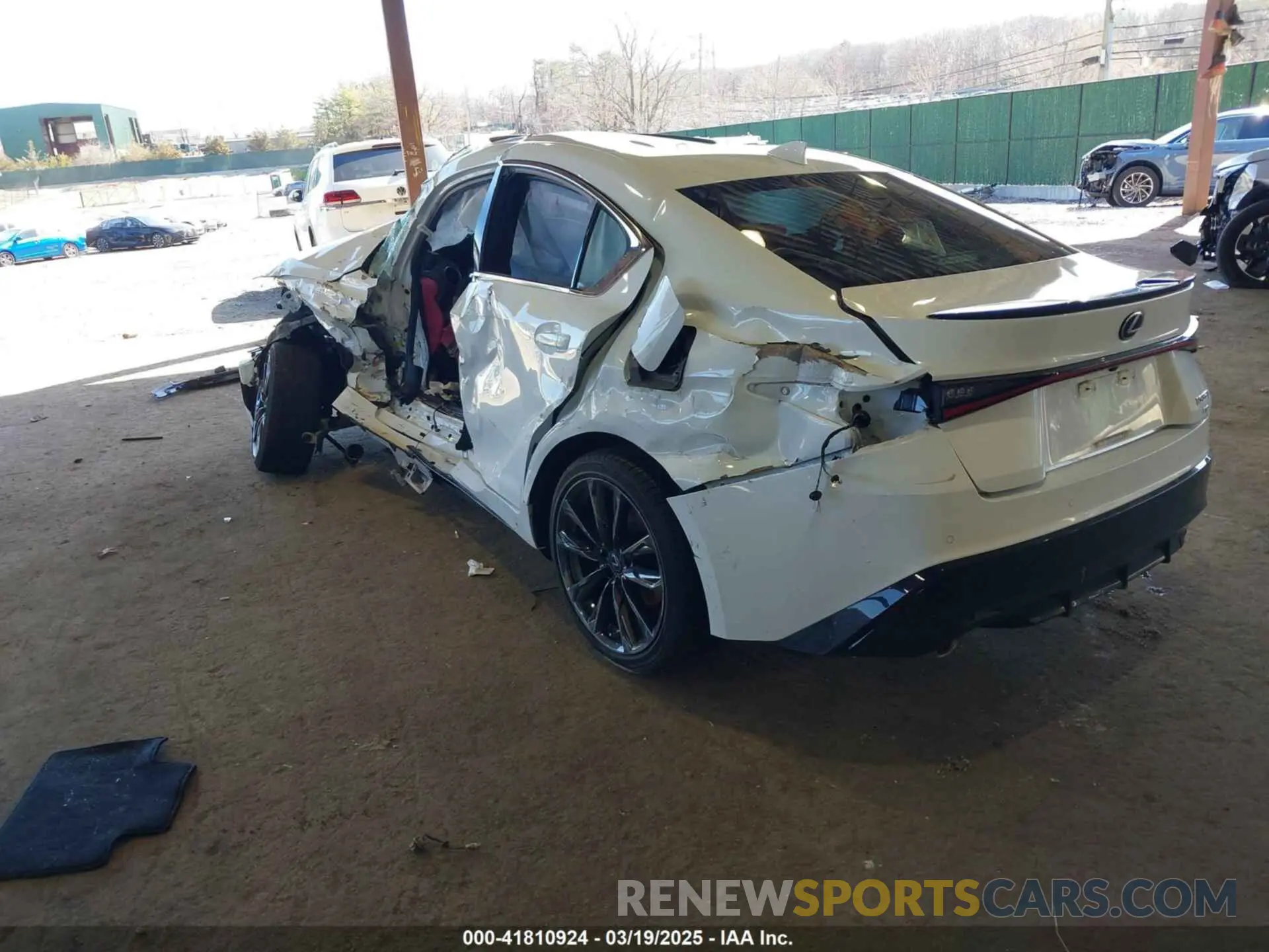 3 Photograph of a damaged car JTHGZ1E29N5026030 LEXUS IS 350 2022