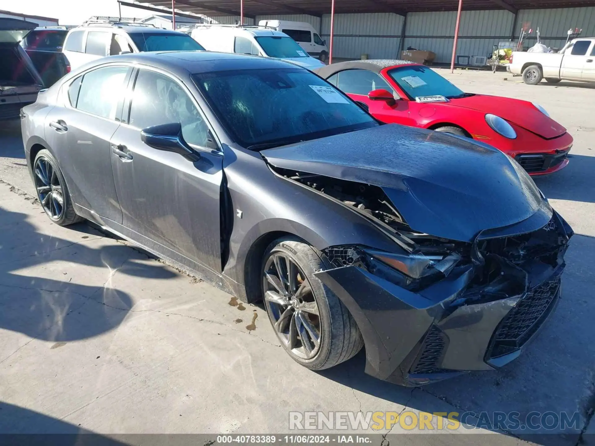 1 Photograph of a damaged car JTHGZ1B21P5059563 LEXUS IS 350 2023