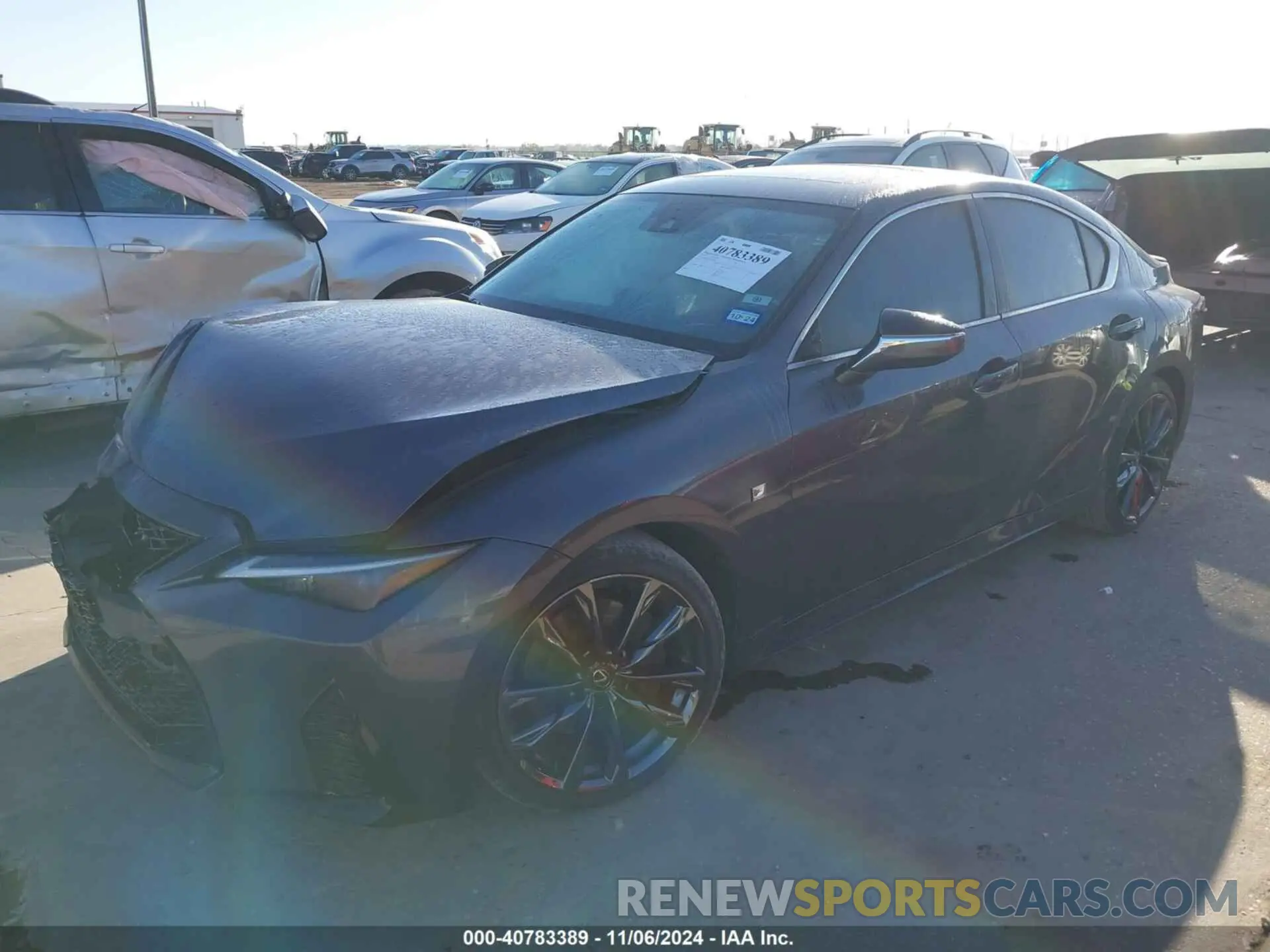 2 Photograph of a damaged car JTHGZ1B21P5059563 LEXUS IS 350 2023