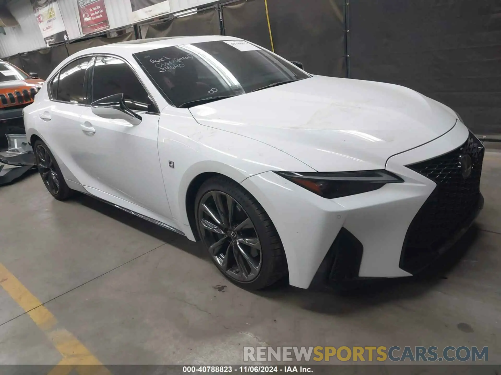 1 Photograph of a damaged car JTHGZ1B23P5066160 LEXUS IS 350 2023