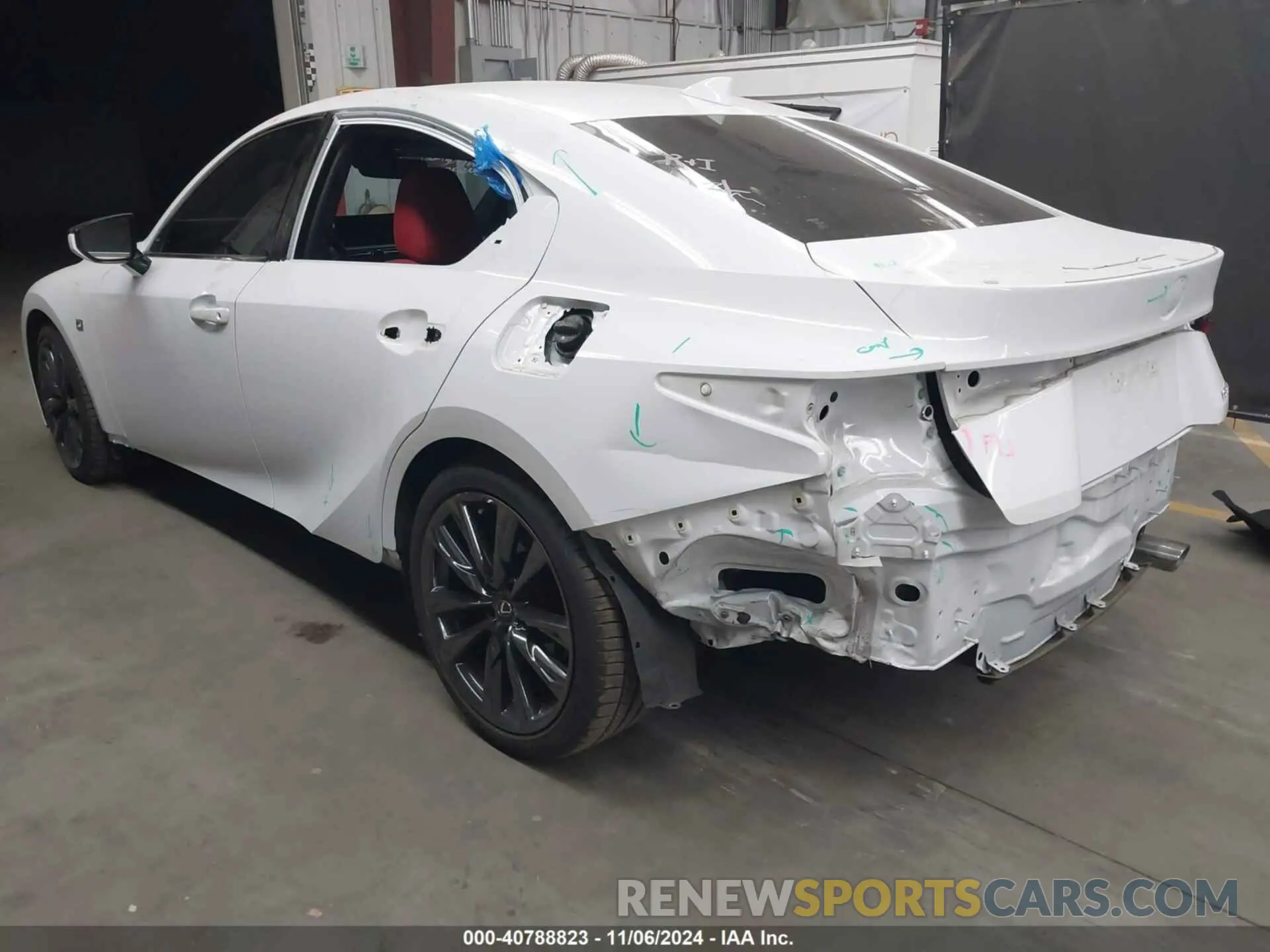 3 Photograph of a damaged car JTHGZ1B23P5066160 LEXUS IS 350 2023