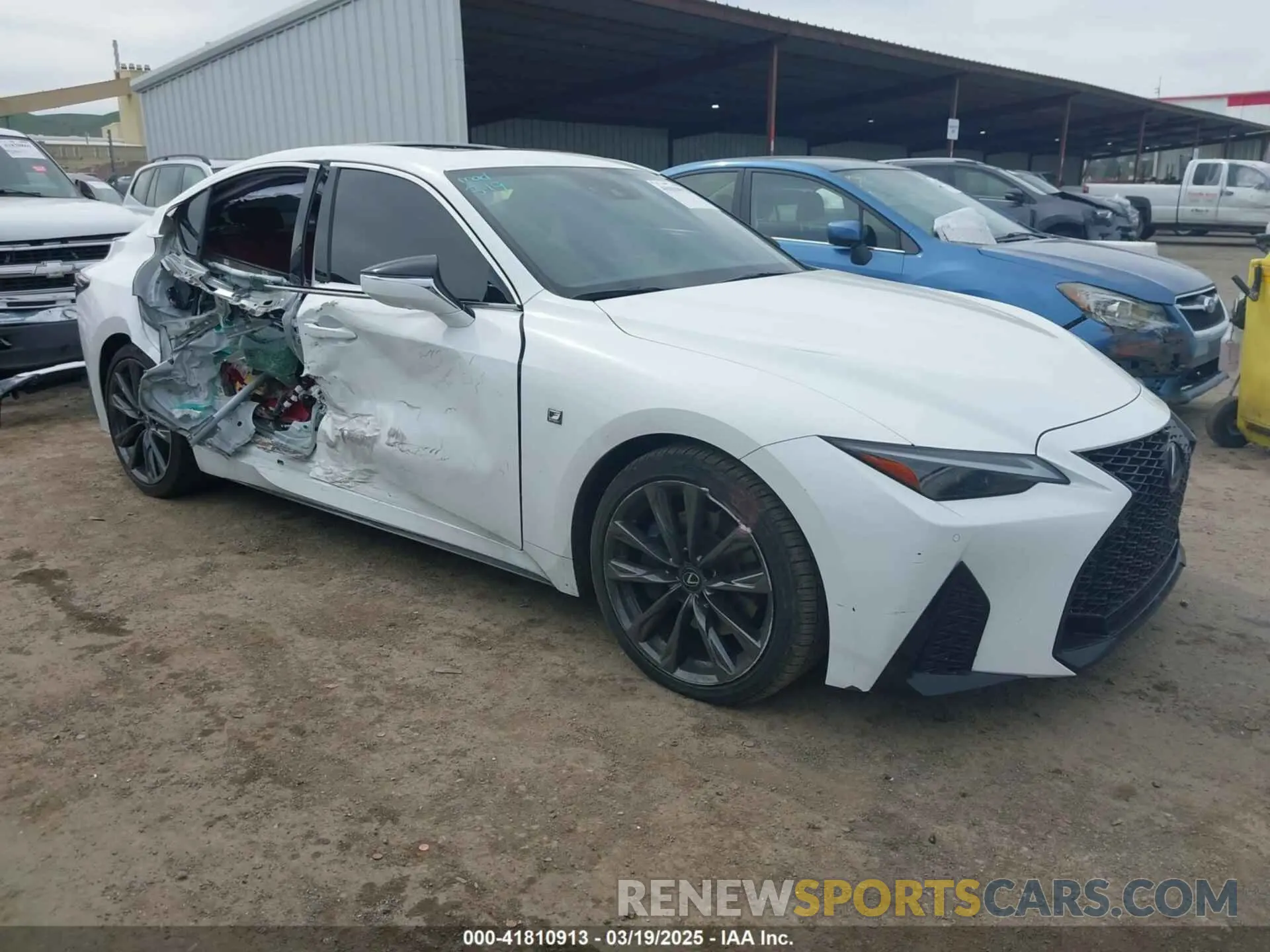 1 Photograph of a damaged car JTHGZ1B23P5069379 LEXUS IS 350 2023