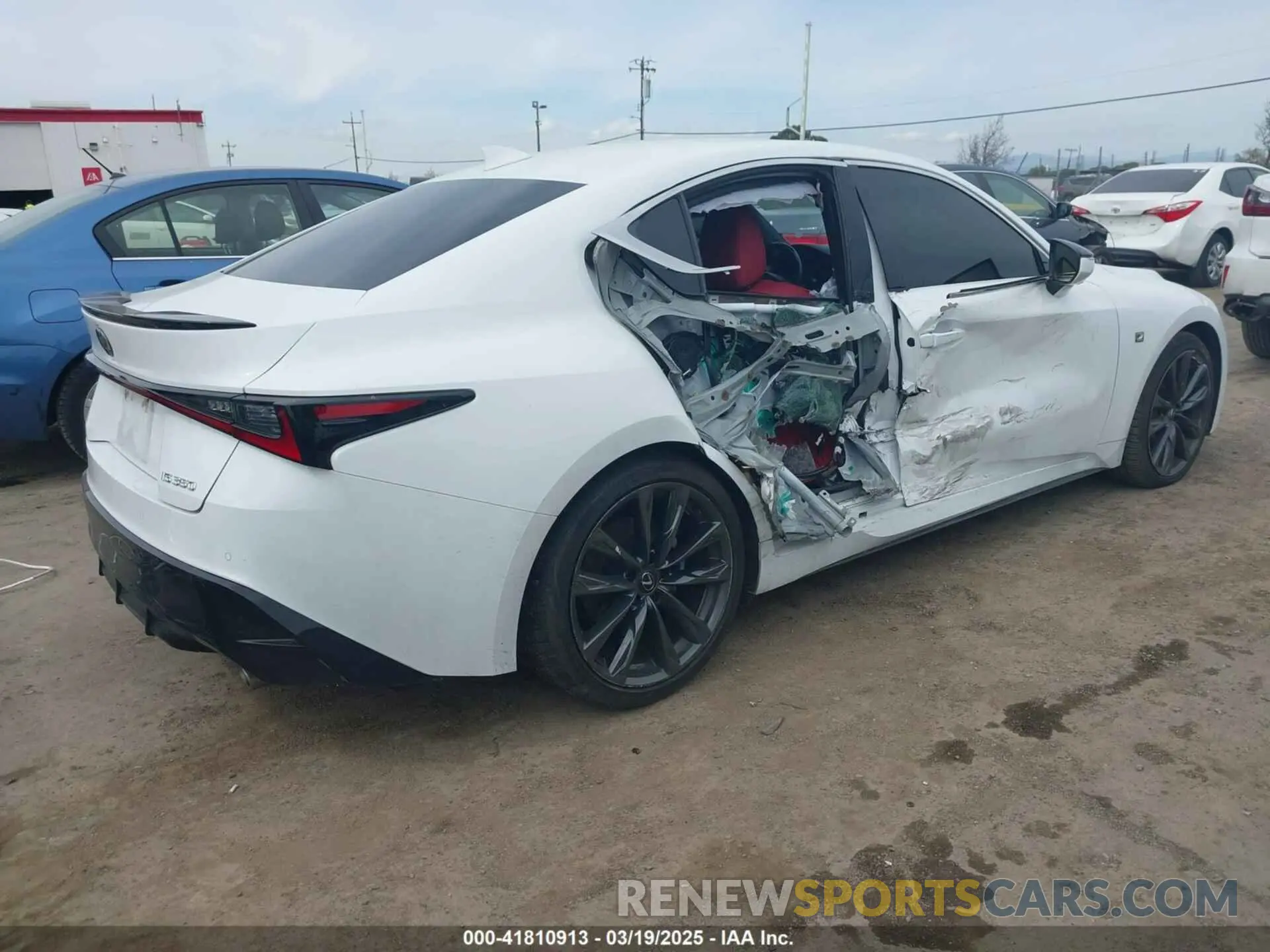 4 Photograph of a damaged car JTHGZ1B23P5069379 LEXUS IS 350 2023