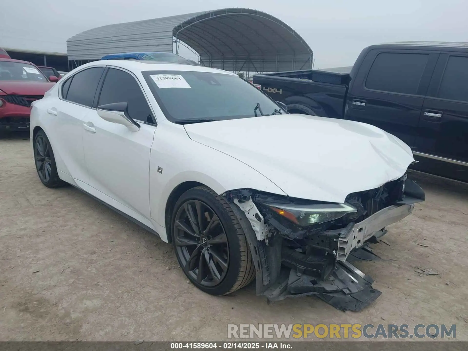 1 Photograph of a damaged car JTHGZ1B25P5063857 LEXUS IS 350 2023