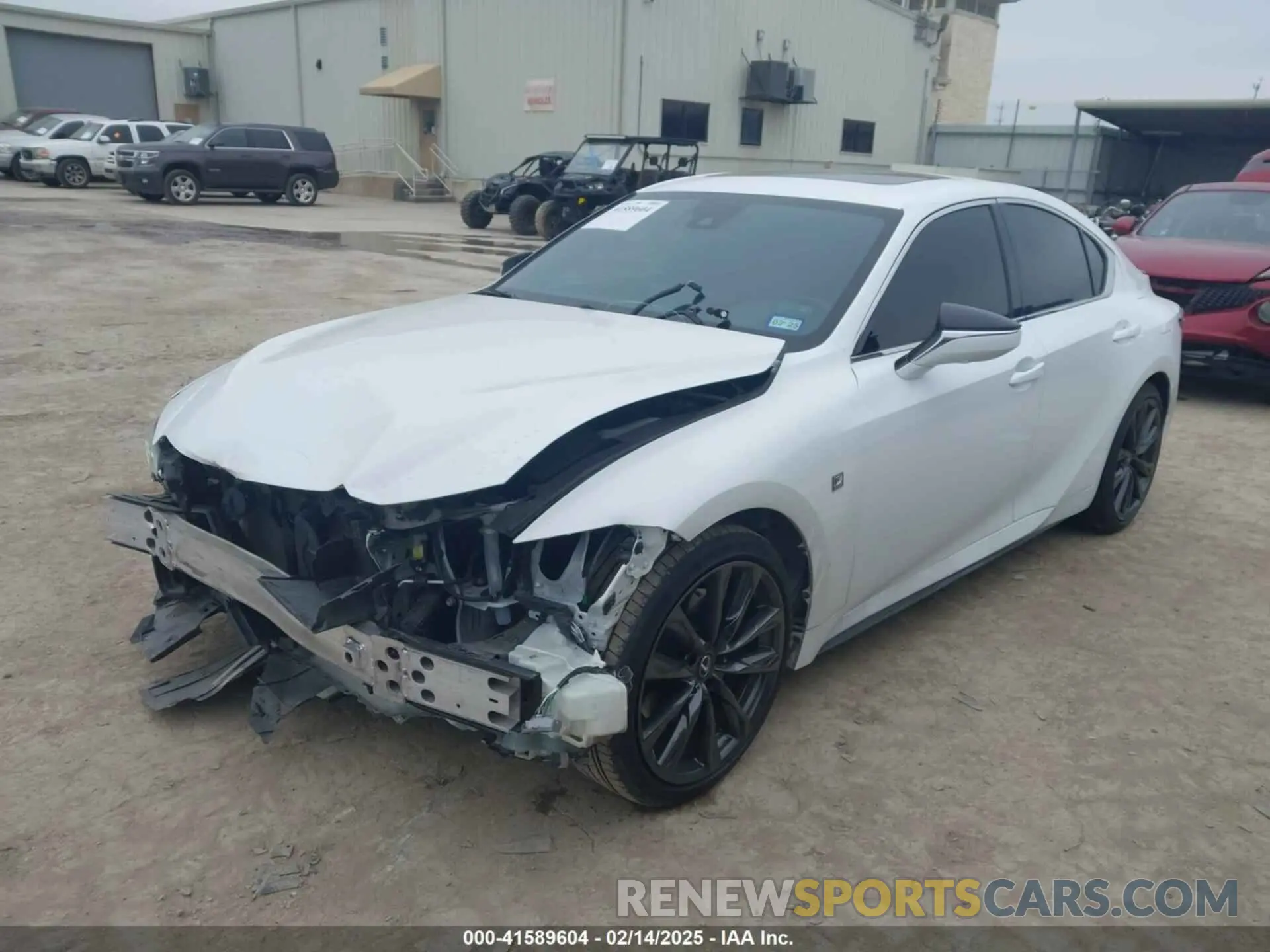 2 Photograph of a damaged car JTHGZ1B25P5063857 LEXUS IS 350 2023