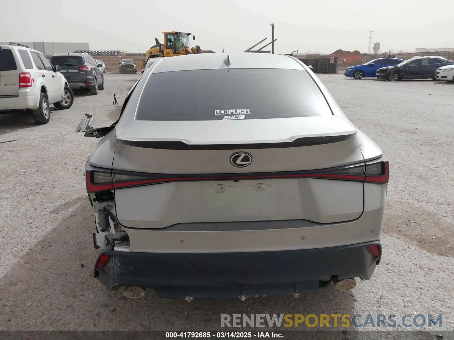 15 Photograph of a damaged car JTHGZ1B27P5070633 LEXUS IS 350 2023