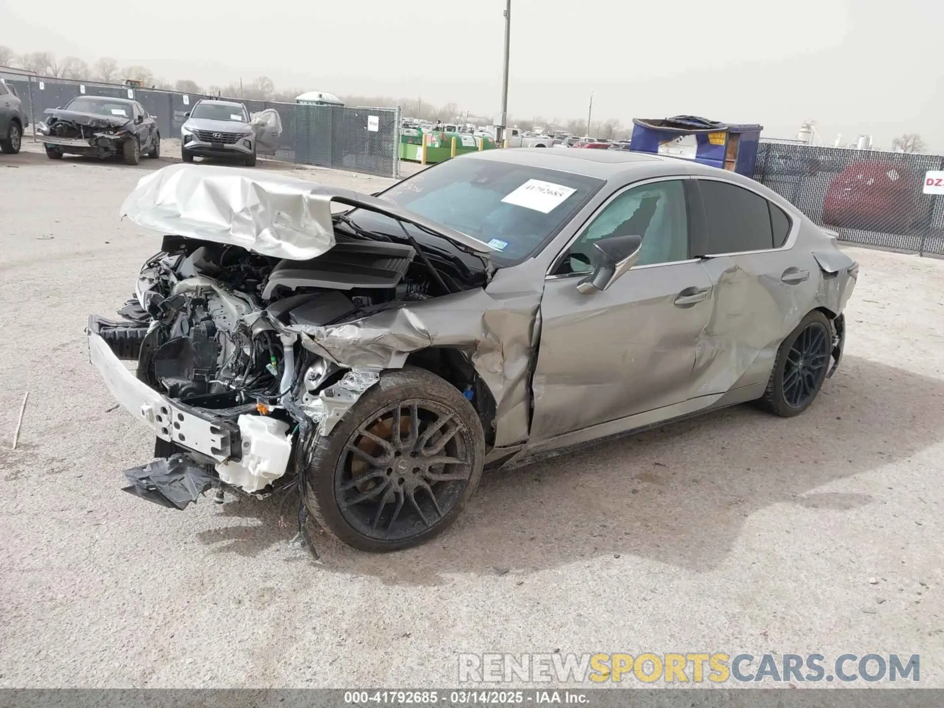 2 Photograph of a damaged car JTHGZ1B27P5070633 LEXUS IS 350 2023