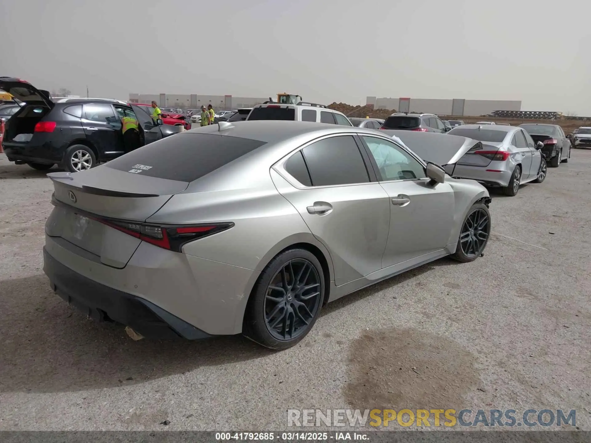 4 Photograph of a damaged car JTHGZ1B27P5070633 LEXUS IS 350 2023