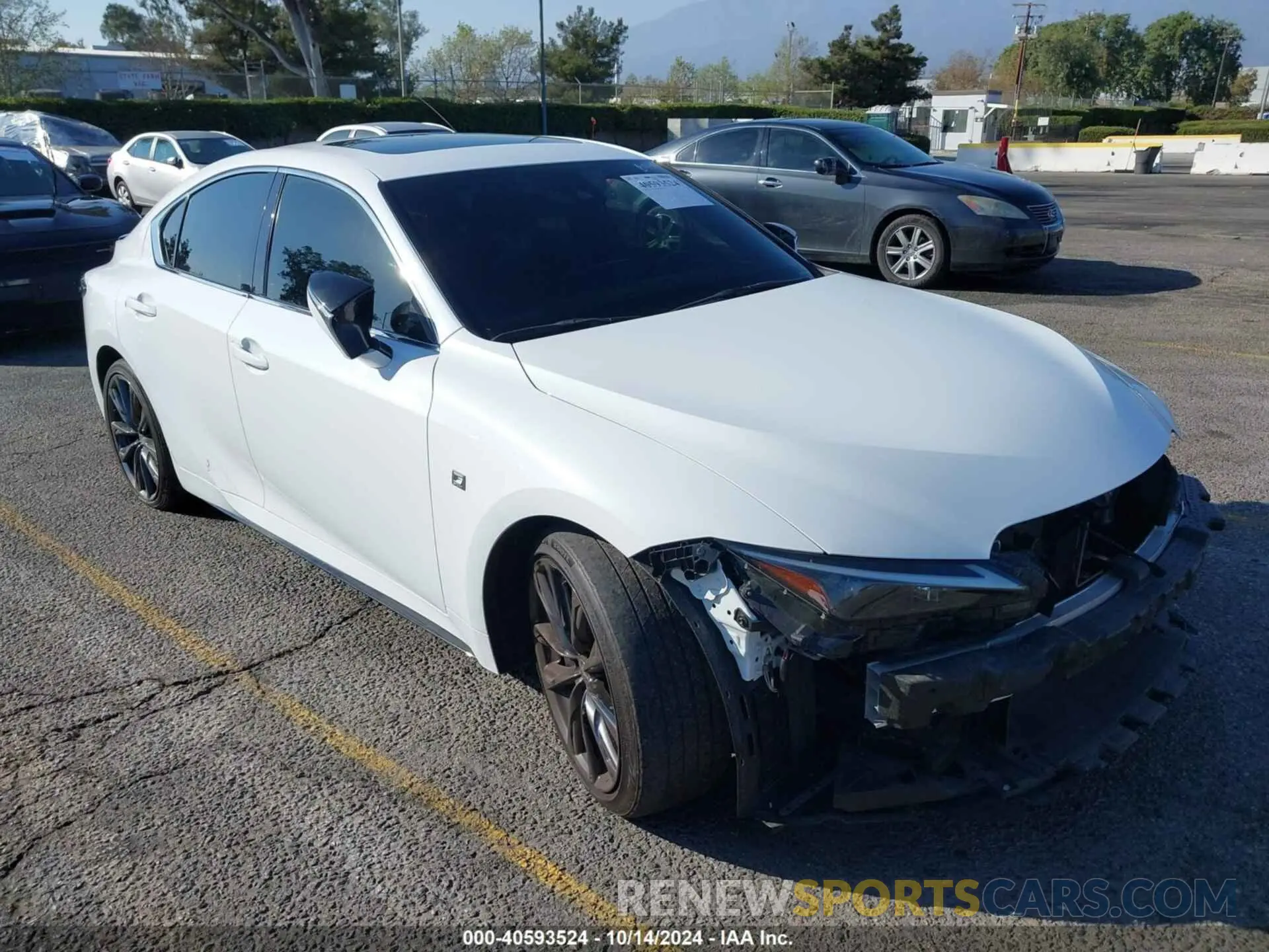 1 Photograph of a damaged car JTHGZ1B28P5068146 LEXUS IS 350 2023