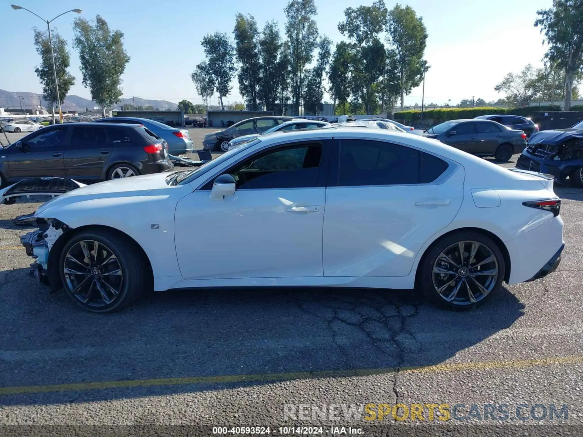 15 Photograph of a damaged car JTHGZ1B28P5068146 LEXUS IS 350 2023