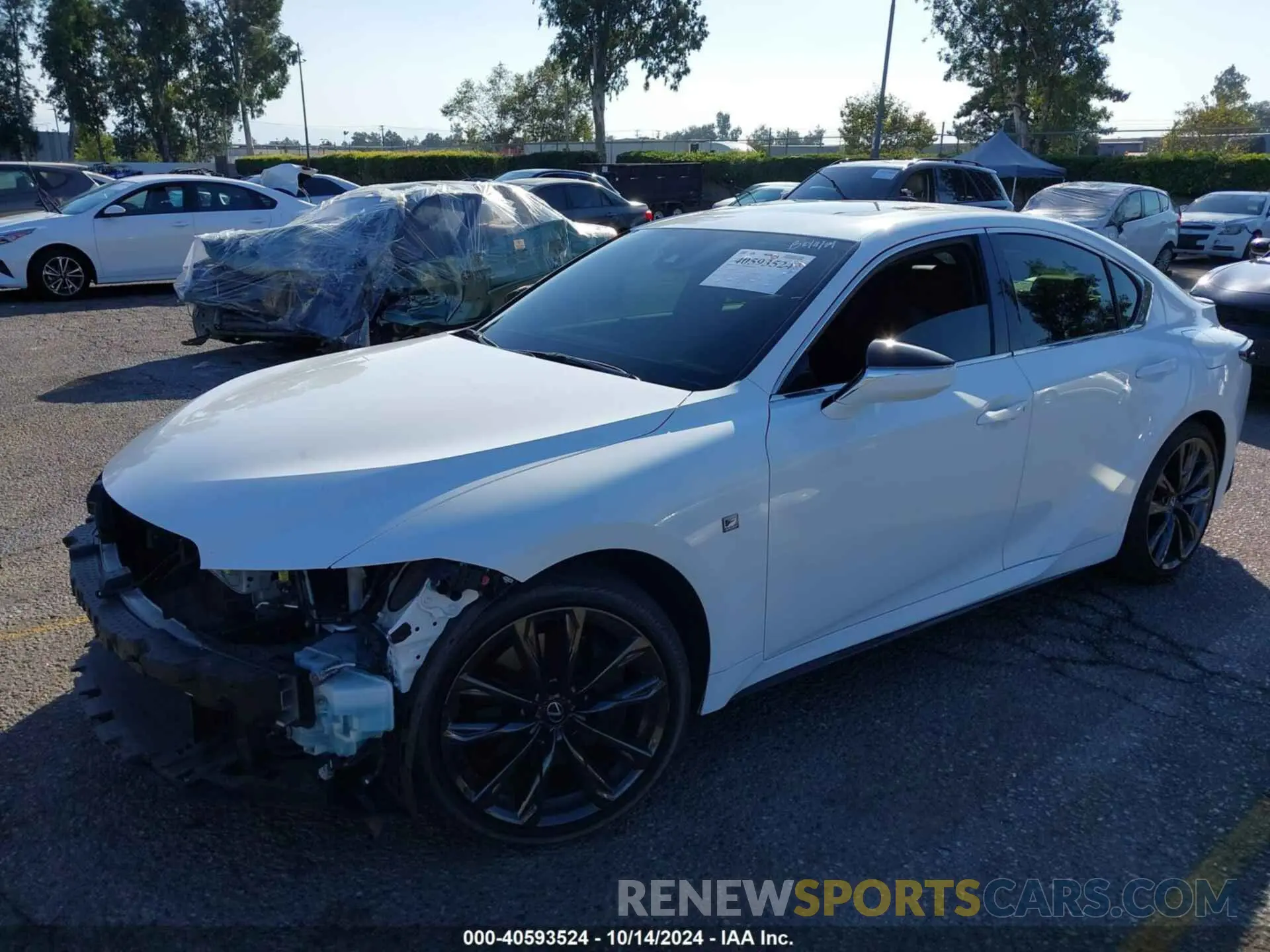 2 Photograph of a damaged car JTHGZ1B28P5068146 LEXUS IS 350 2023