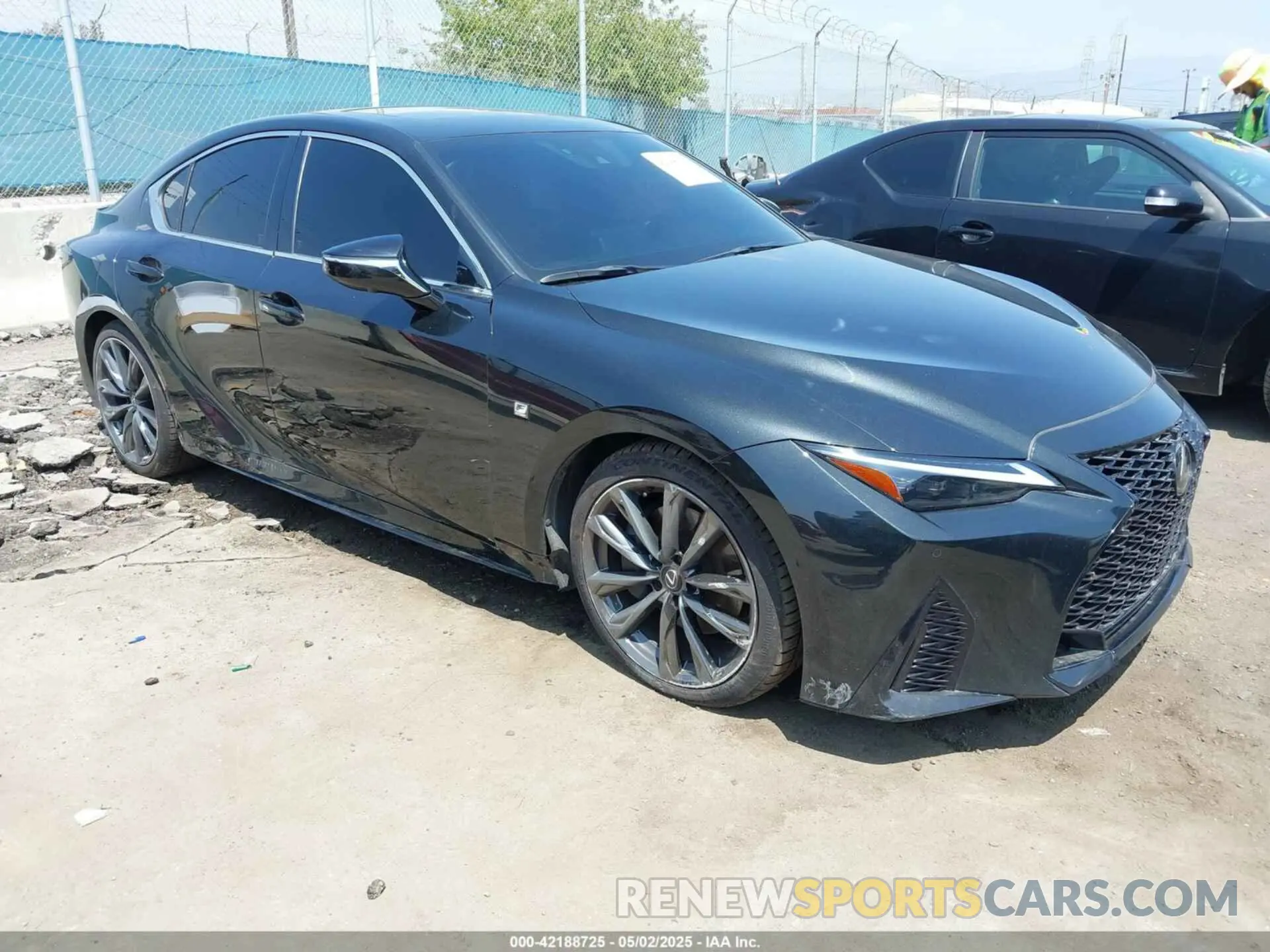 1 Photograph of a damaged car JTHGZ1B29P5071363 LEXUS IS 350 2023