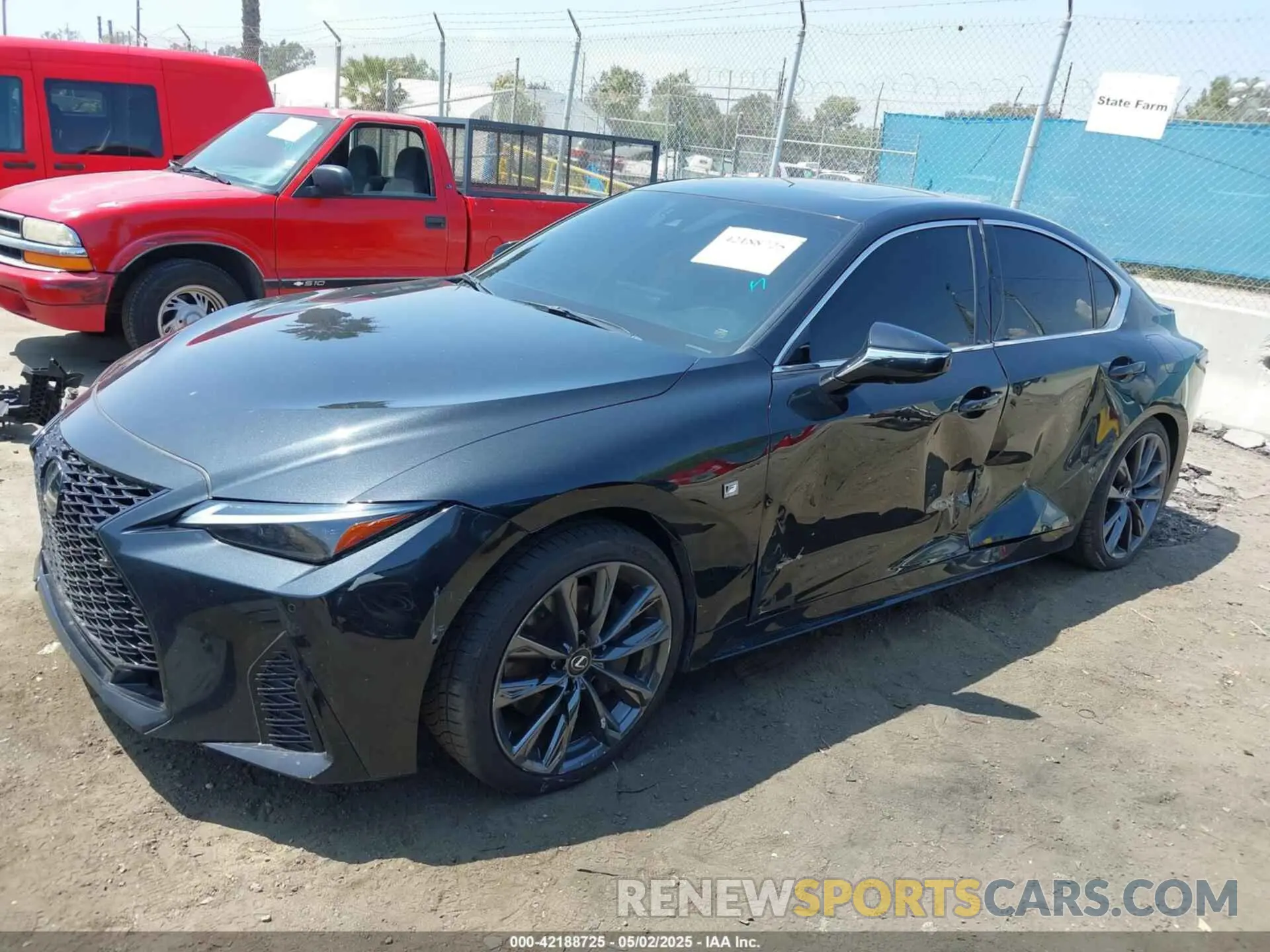 14 Photograph of a damaged car JTHGZ1B29P5071363 LEXUS IS 350 2023