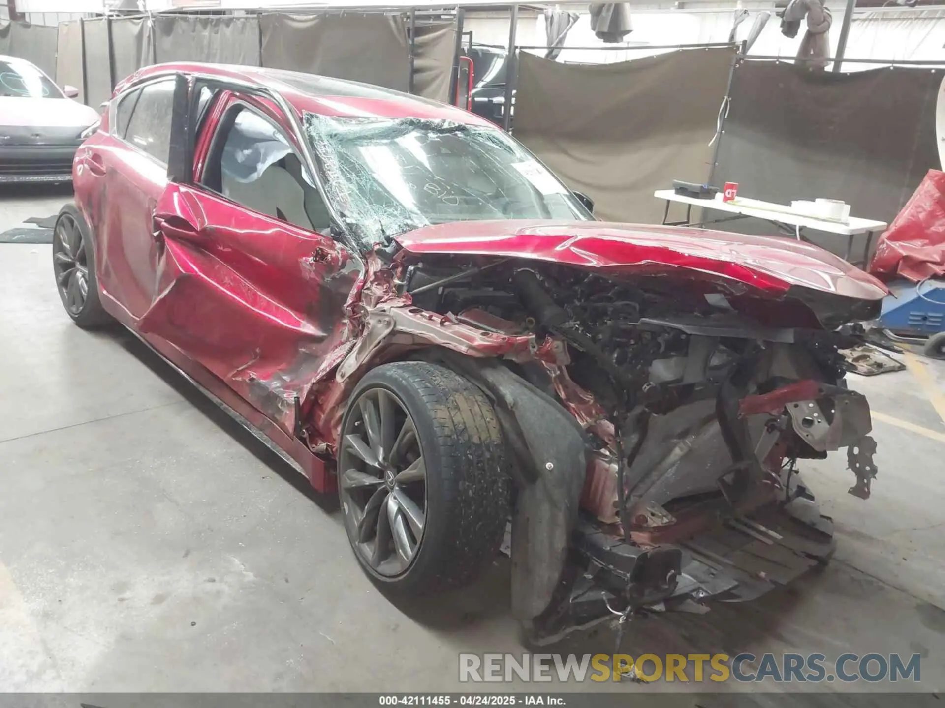1 Photograph of a damaged car JTHGZ1B2XP5064664 LEXUS IS 350 2023