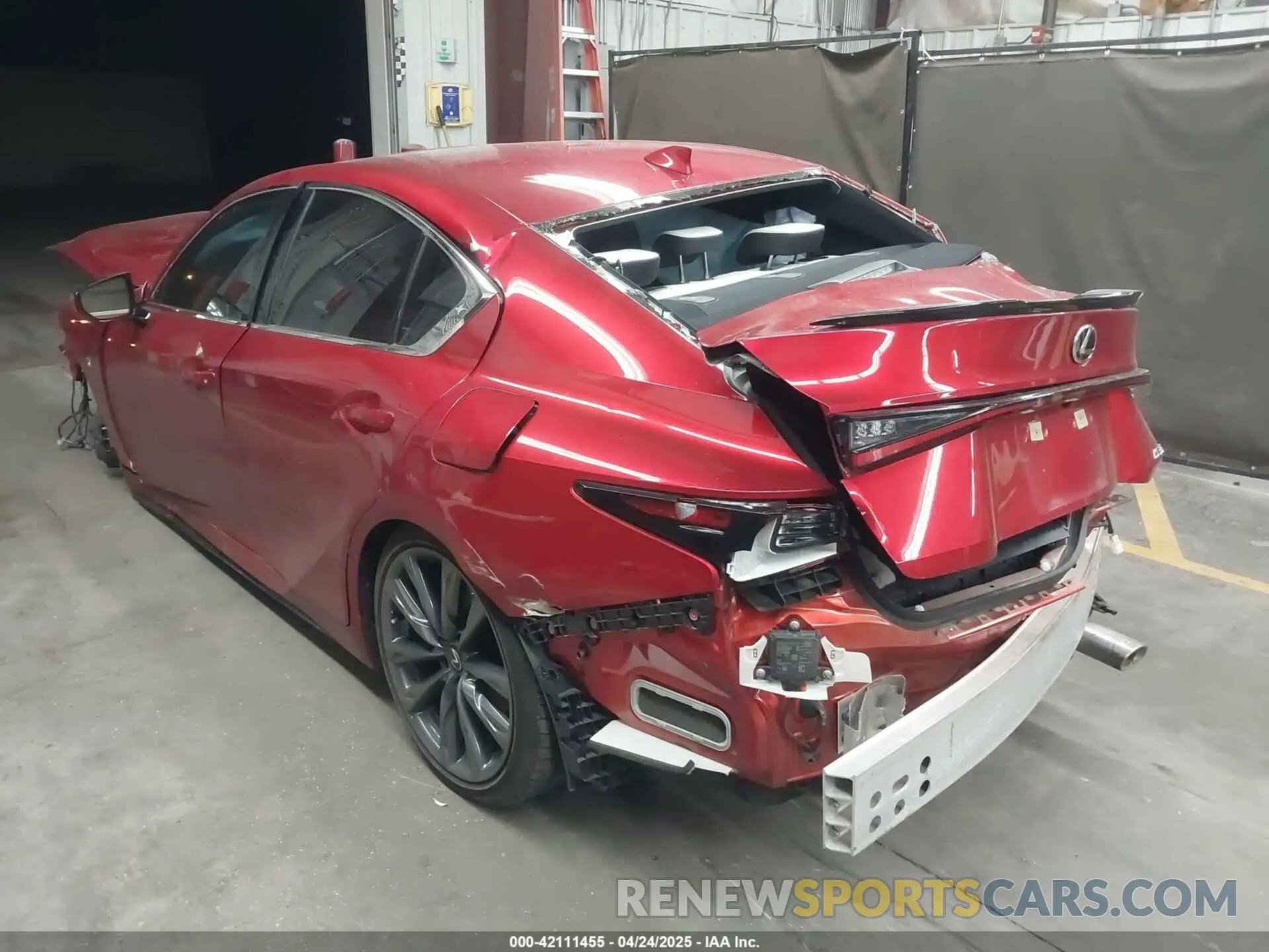 3 Photograph of a damaged car JTHGZ1B2XP5064664 LEXUS IS 350 2023