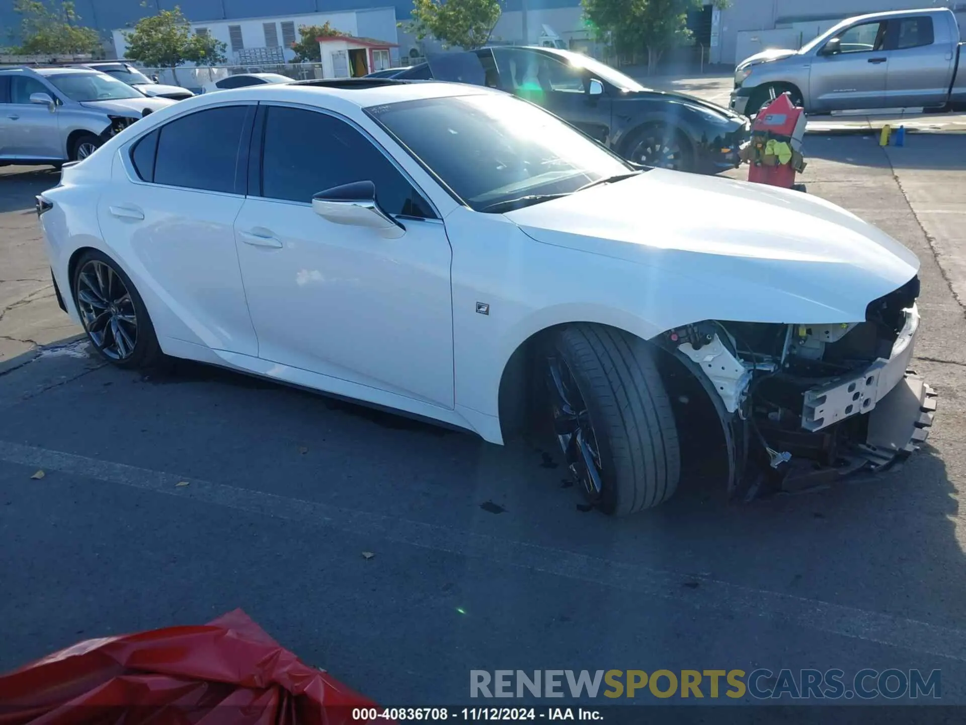 1 Photograph of a damaged car JTHGZ1B2XP5066785 LEXUS IS 350 2023