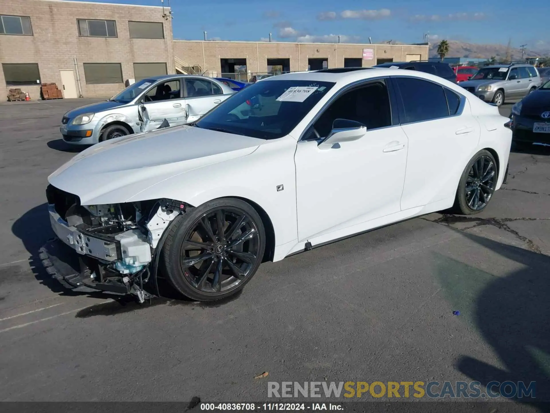 2 Photograph of a damaged car JTHGZ1B2XP5066785 LEXUS IS 350 2023