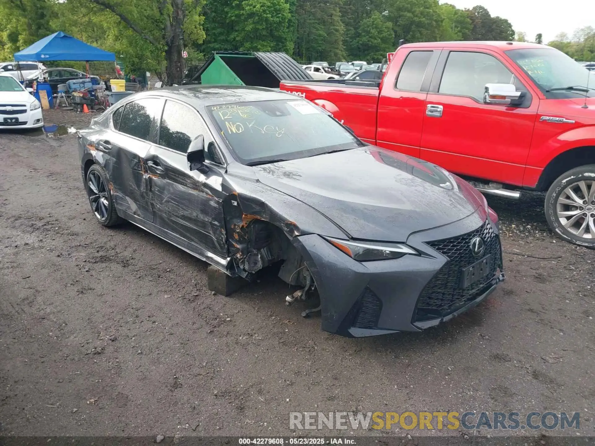 1 Photograph of a damaged car JTHGZ1E23P5028570 LEXUS IS 350 2023