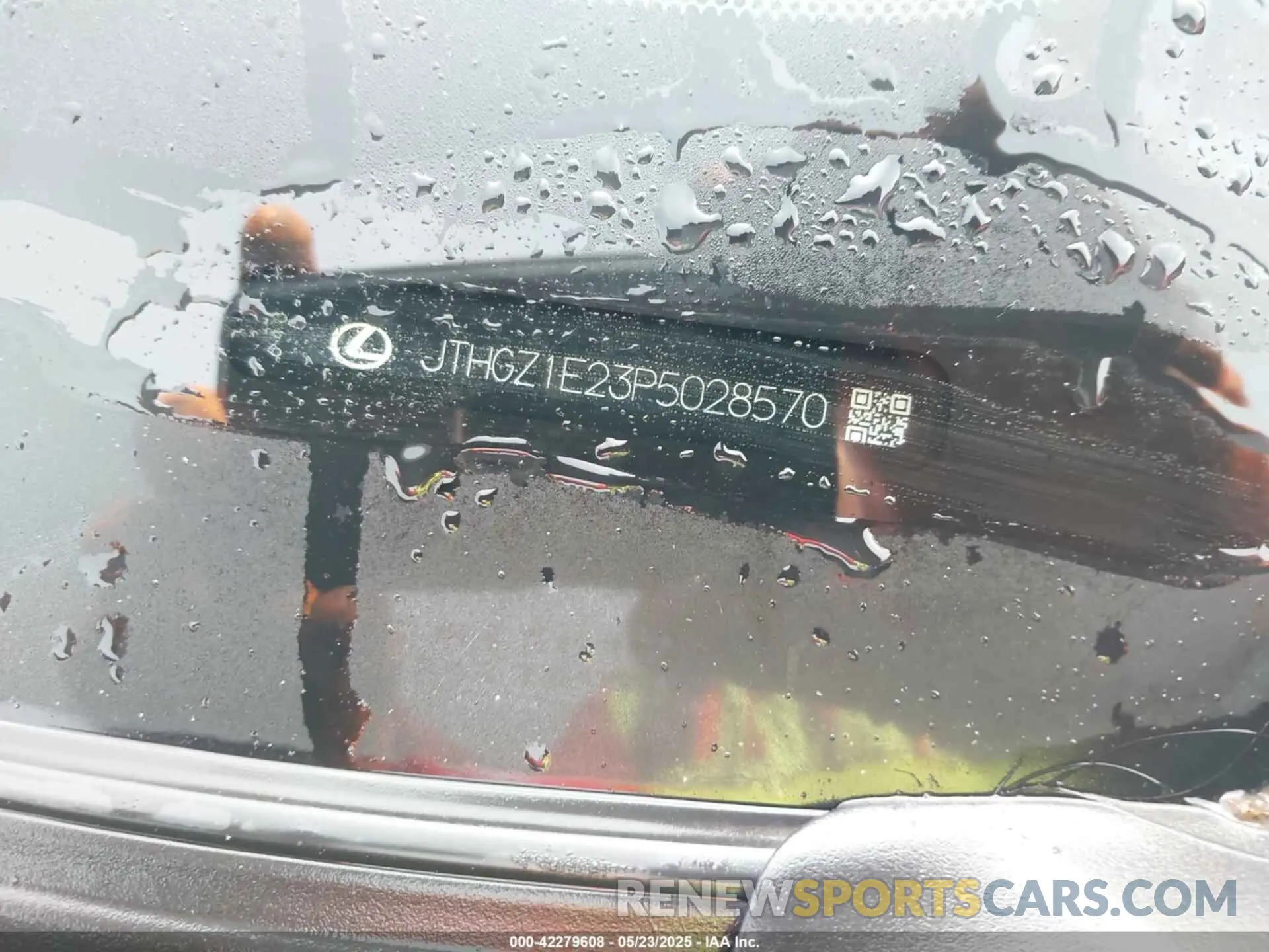 16 Photograph of a damaged car JTHGZ1E23P5028570 LEXUS IS 350 2023