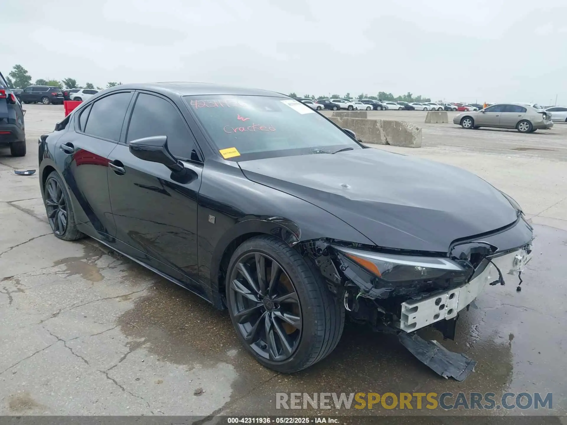 1 Photograph of a damaged car JTHBZ1B20R5080465 LEXUS IS 350 2024