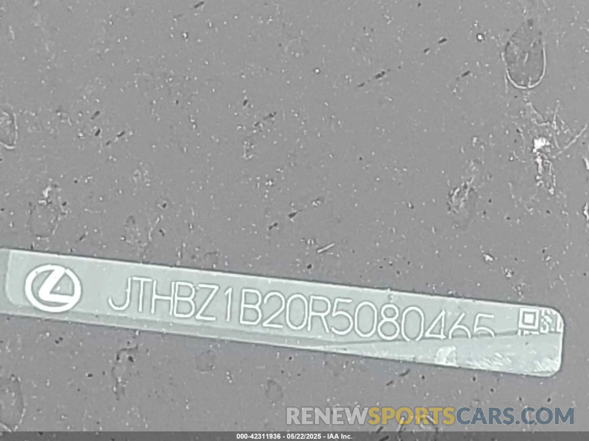17 Photograph of a damaged car JTHBZ1B20R5080465 LEXUS IS 350 2024