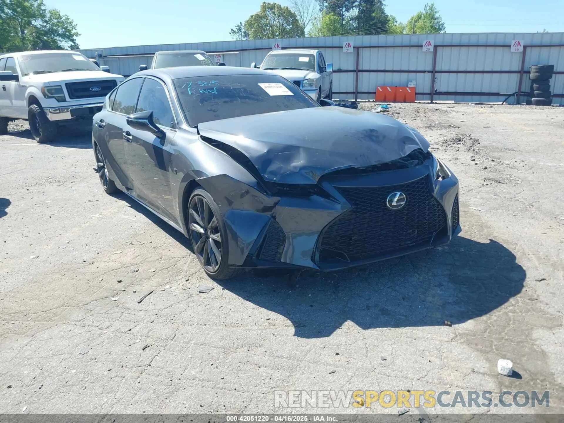 1 Photograph of a damaged car JTHBZ1B22R5077115 LEXUS IS 350 2024