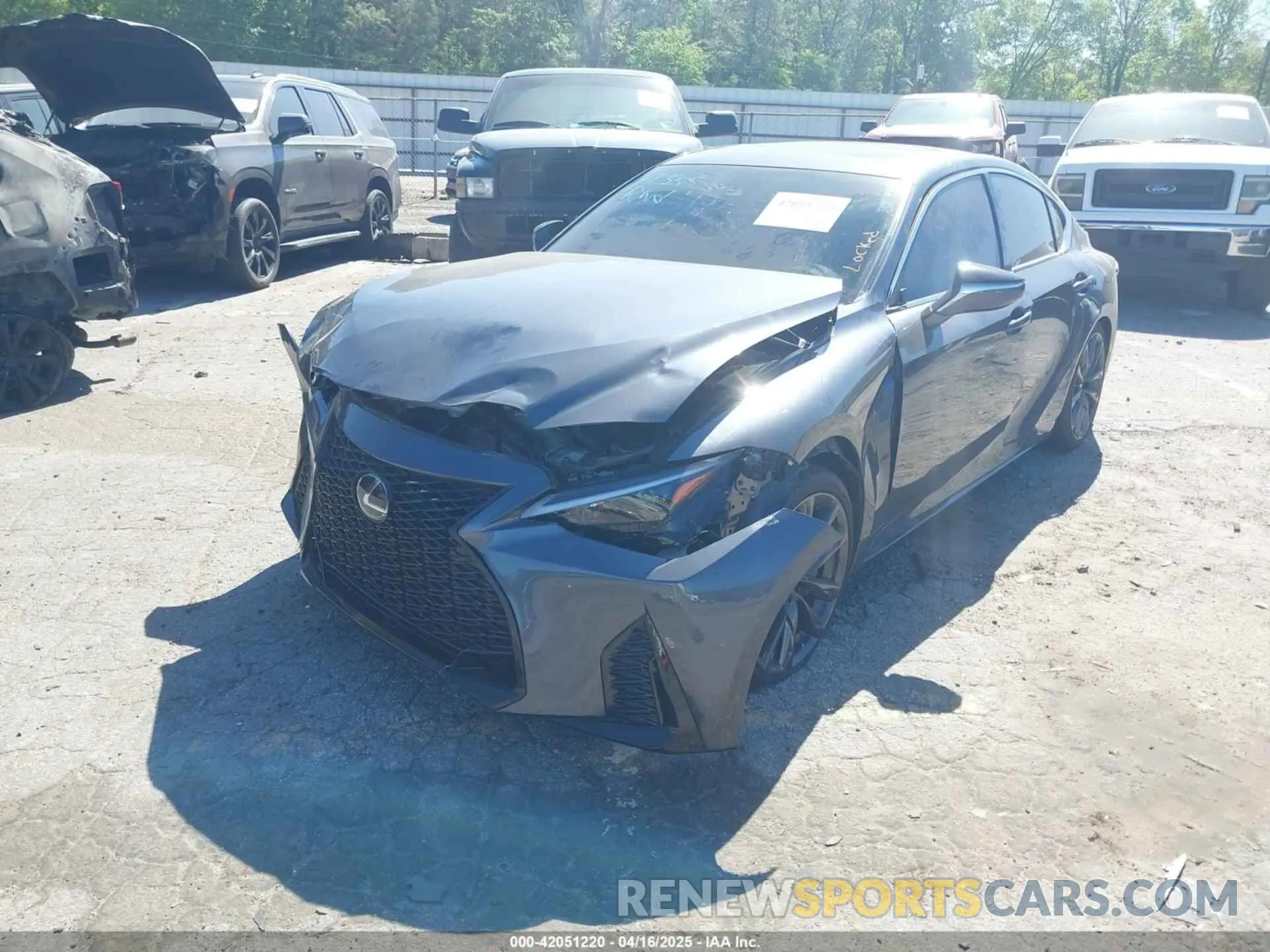 2 Photograph of a damaged car JTHBZ1B22R5077115 LEXUS IS 350 2024