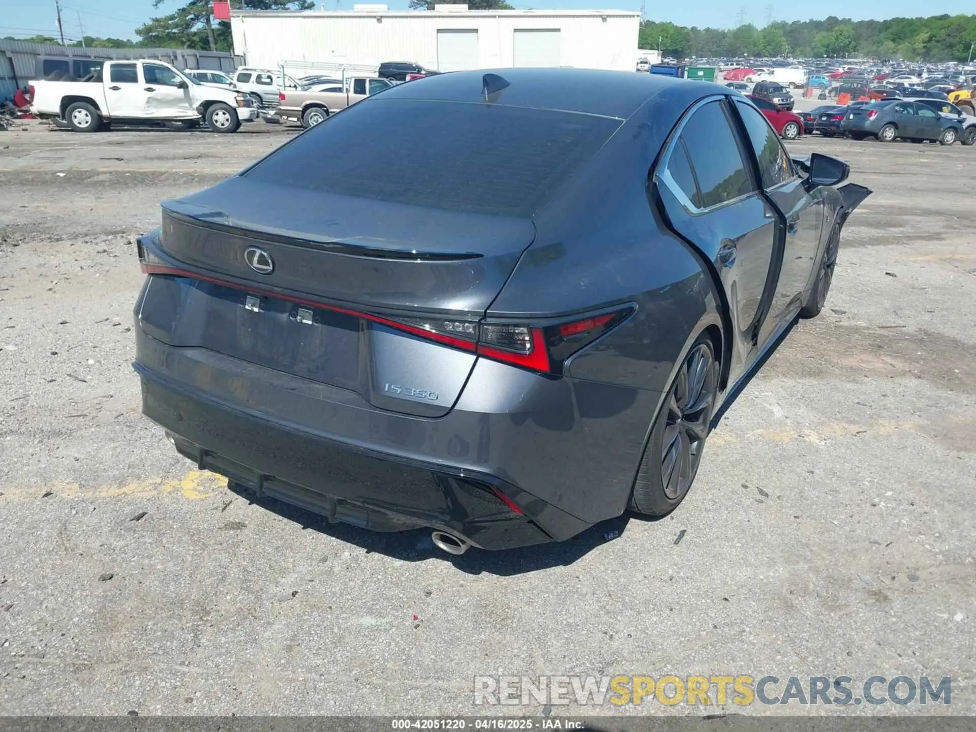 4 Photograph of a damaged car JTHBZ1B22R5077115 LEXUS IS 350 2024