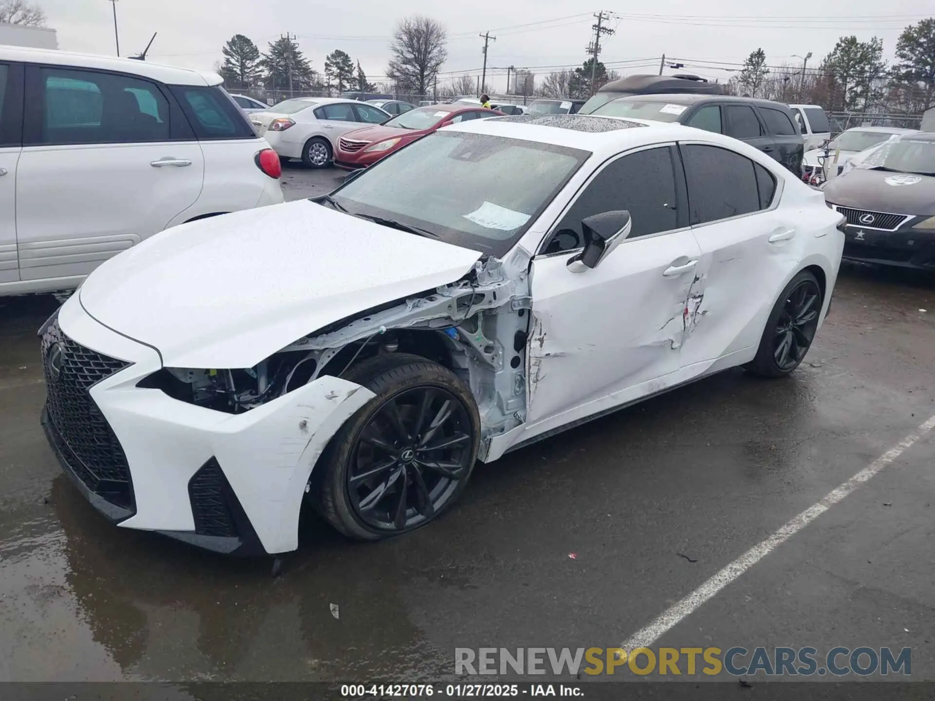 2 Photograph of a damaged car JTHBZ1B27R5081998 LEXUS IS 350 2024