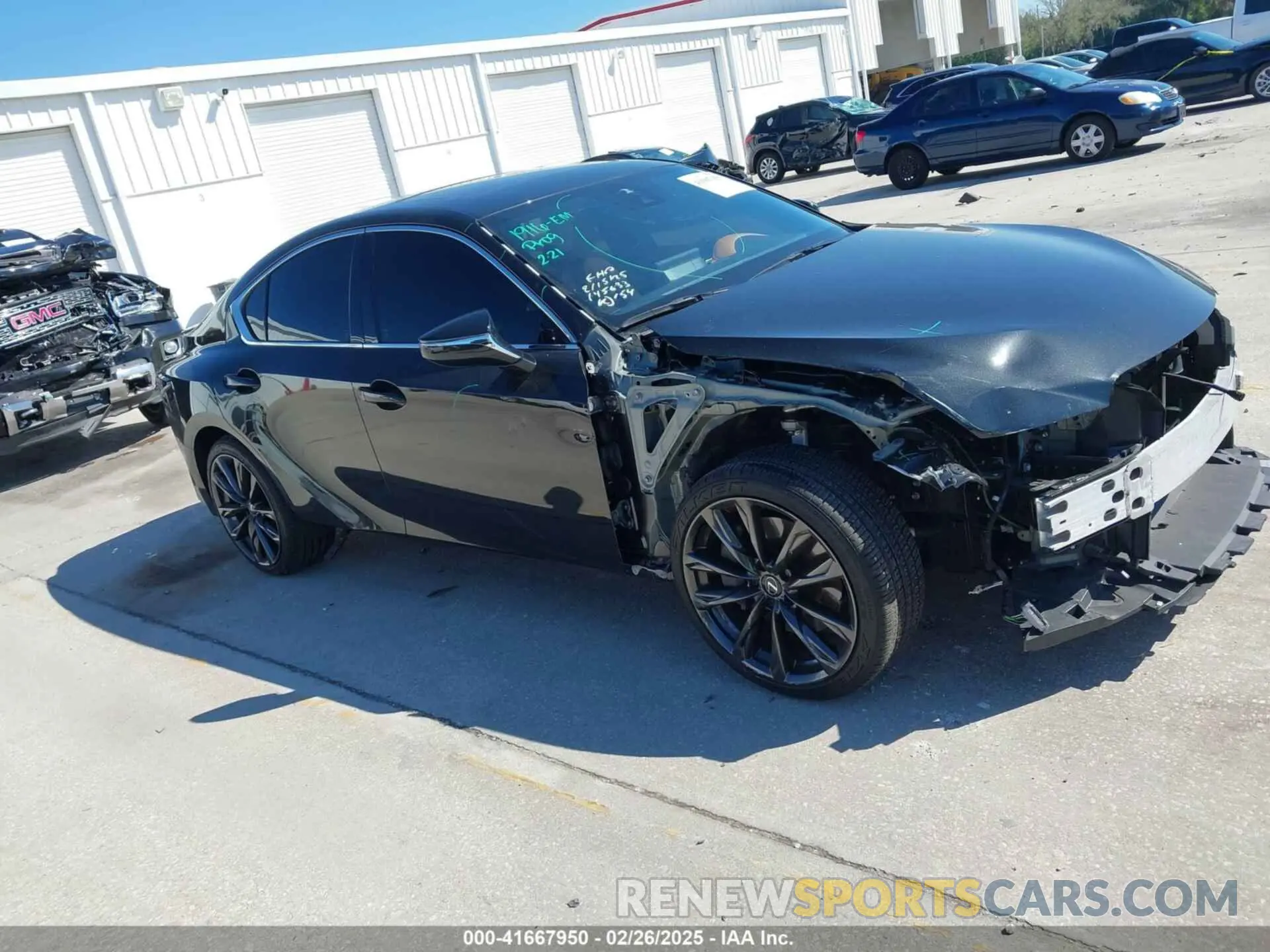14 Photograph of a damaged car JTHBZ1B29R5078438 LEXUS IS 350 2024