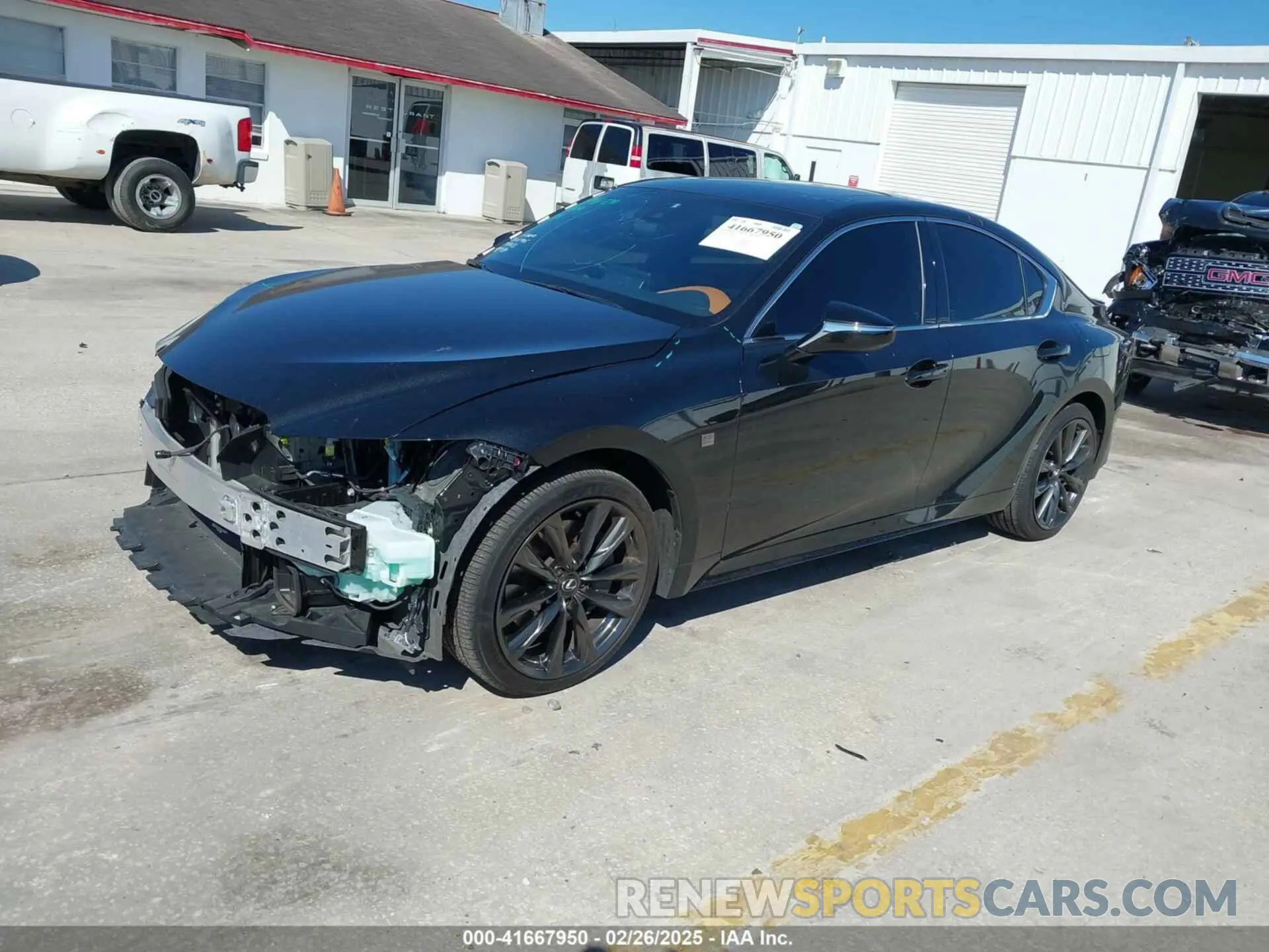 2 Photograph of a damaged car JTHBZ1B29R5078438 LEXUS IS 350 2024