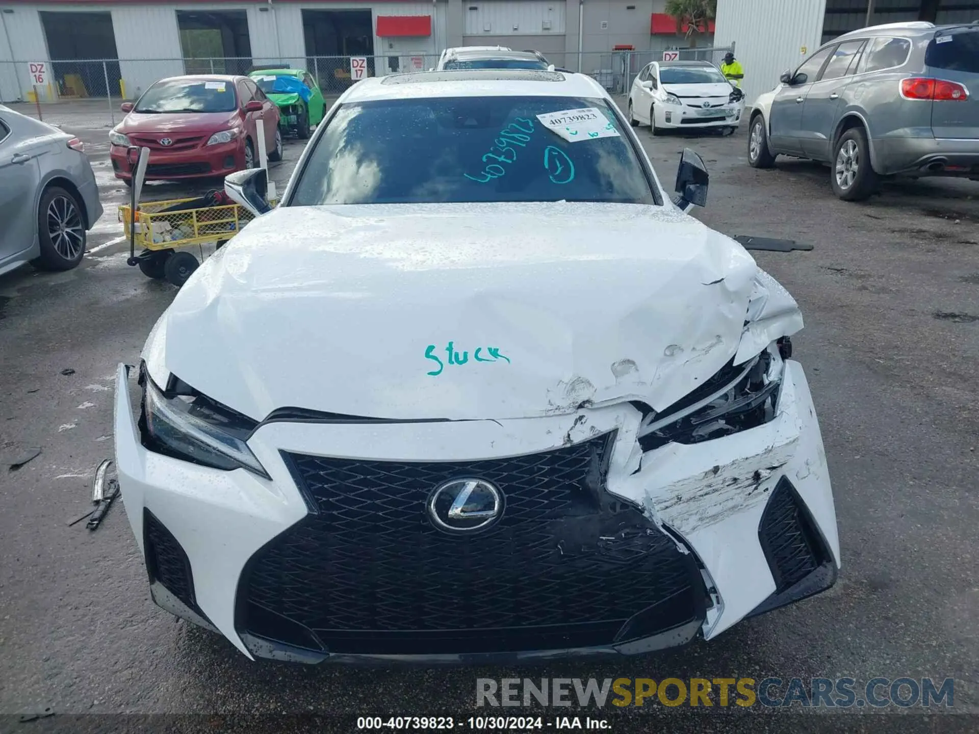 12 Photograph of a damaged car JTHBZ1B2XR5078514 LEXUS IS 350 2024