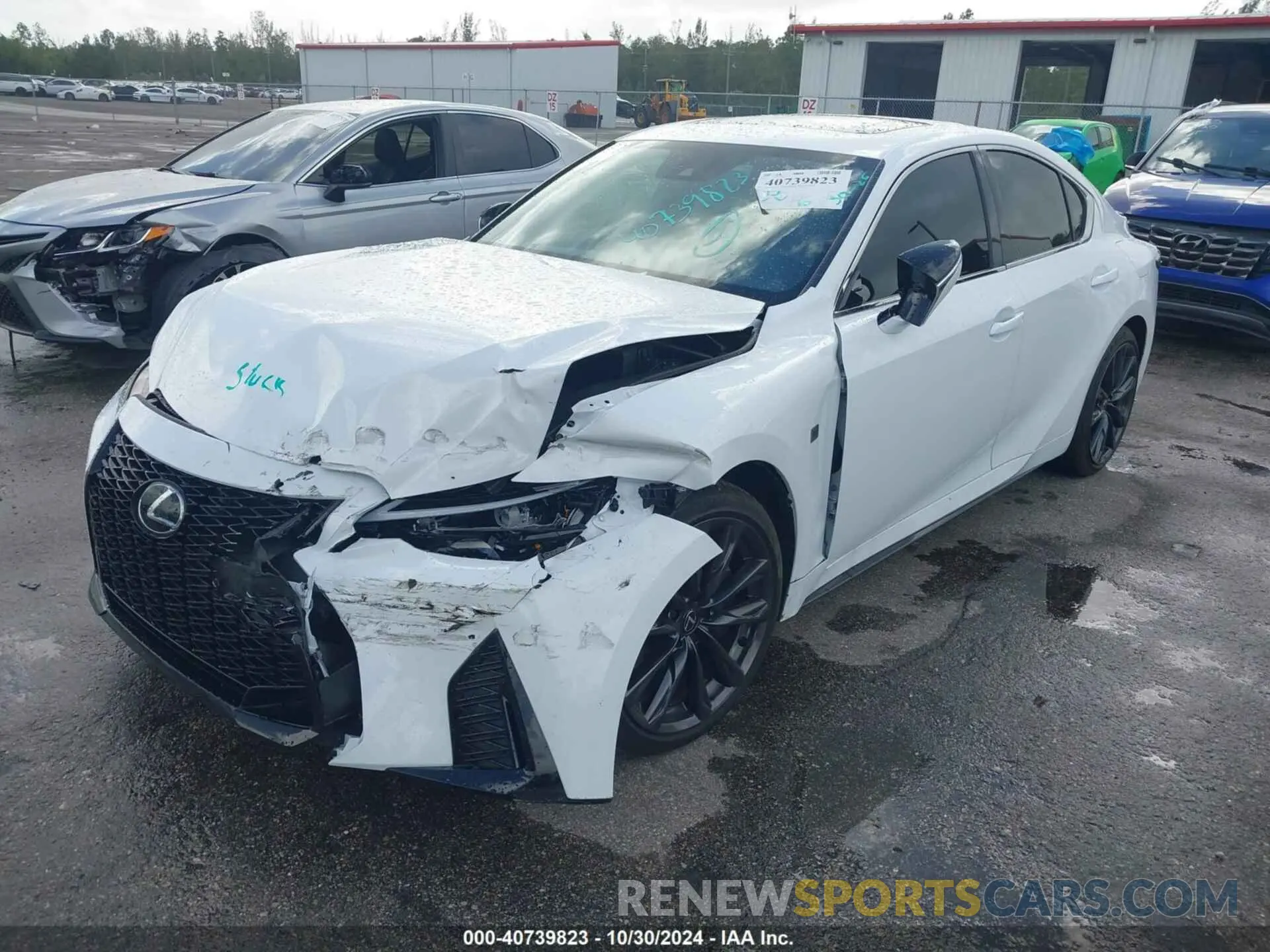 2 Photograph of a damaged car JTHBZ1B2XR5078514 LEXUS IS 350 2024