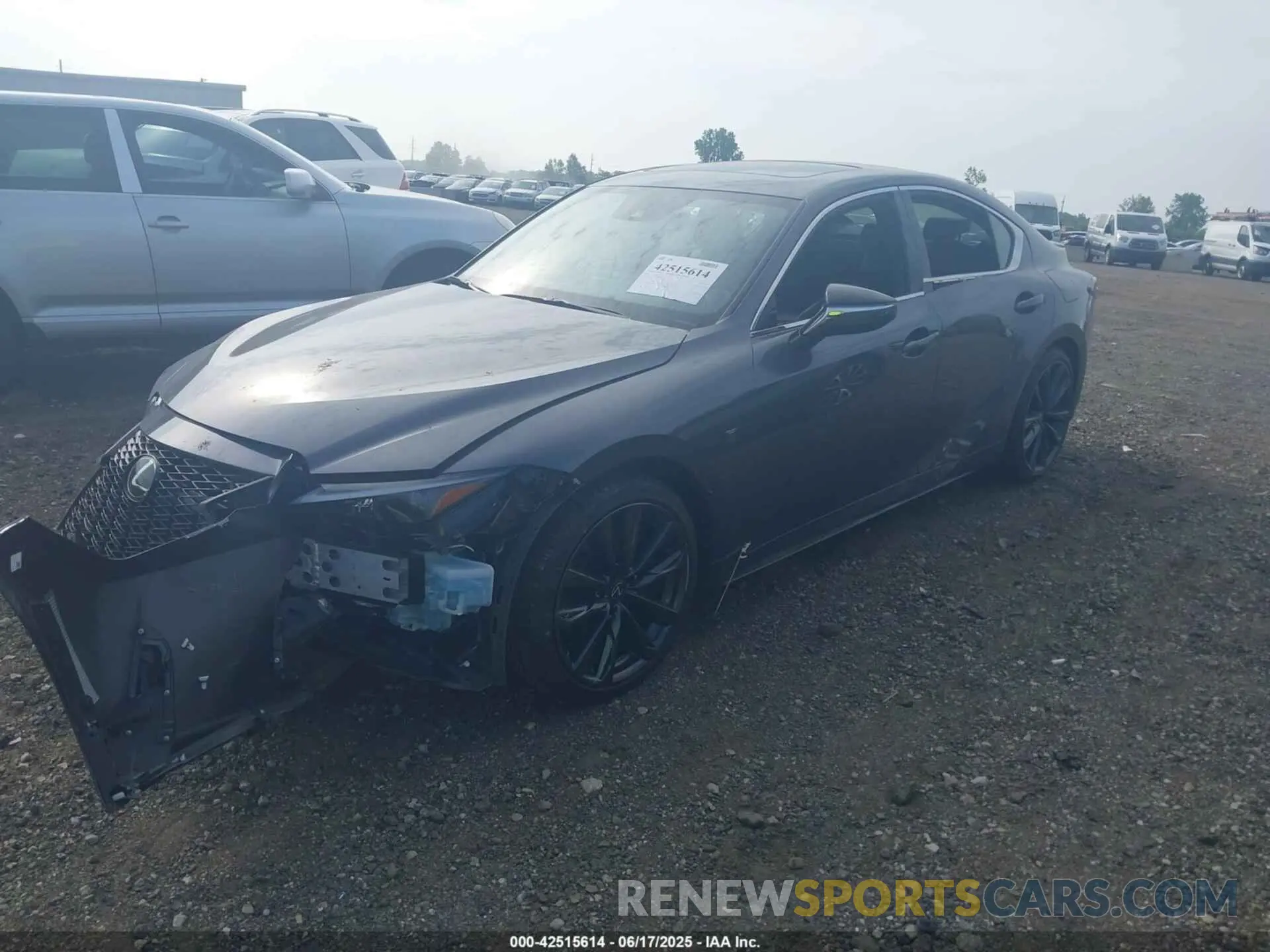 2 Photograph of a damaged car JTHBZ1E21R5036891 LEXUS IS 350 2024